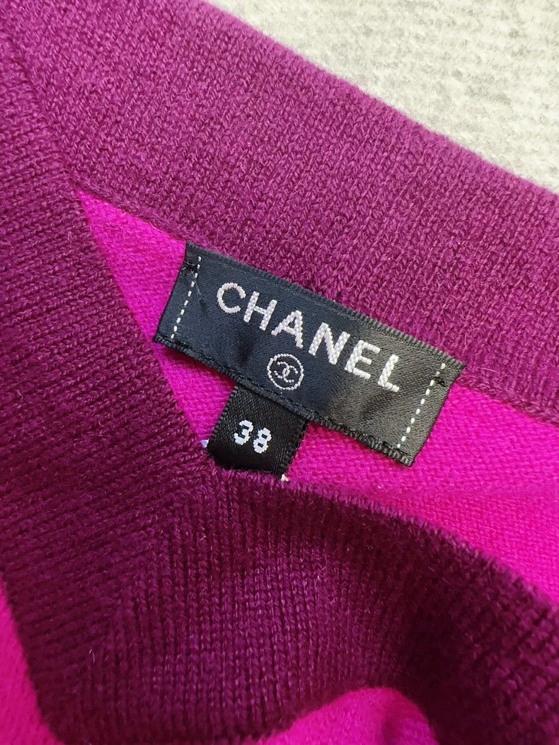 Chanel Chanel 20A Kangpeng Street Show Purple Cashmere Suspender Size XS / US 0-2 / IT 36-38 - 5 Thumbnail
