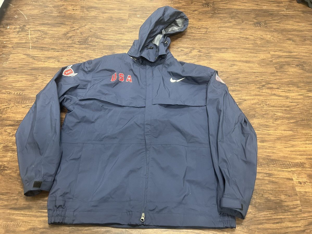 Nike × Vintage Nike y2k Olympics rain jacket with hood large Size US L / EU 52-54 / 3 - 1 Thumbnail