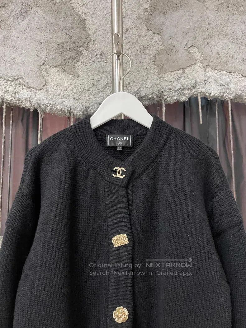 Chanel Chanel Woollen cardigan coat Size XXS / US 00 / IT 34 - 3 Thumbnail