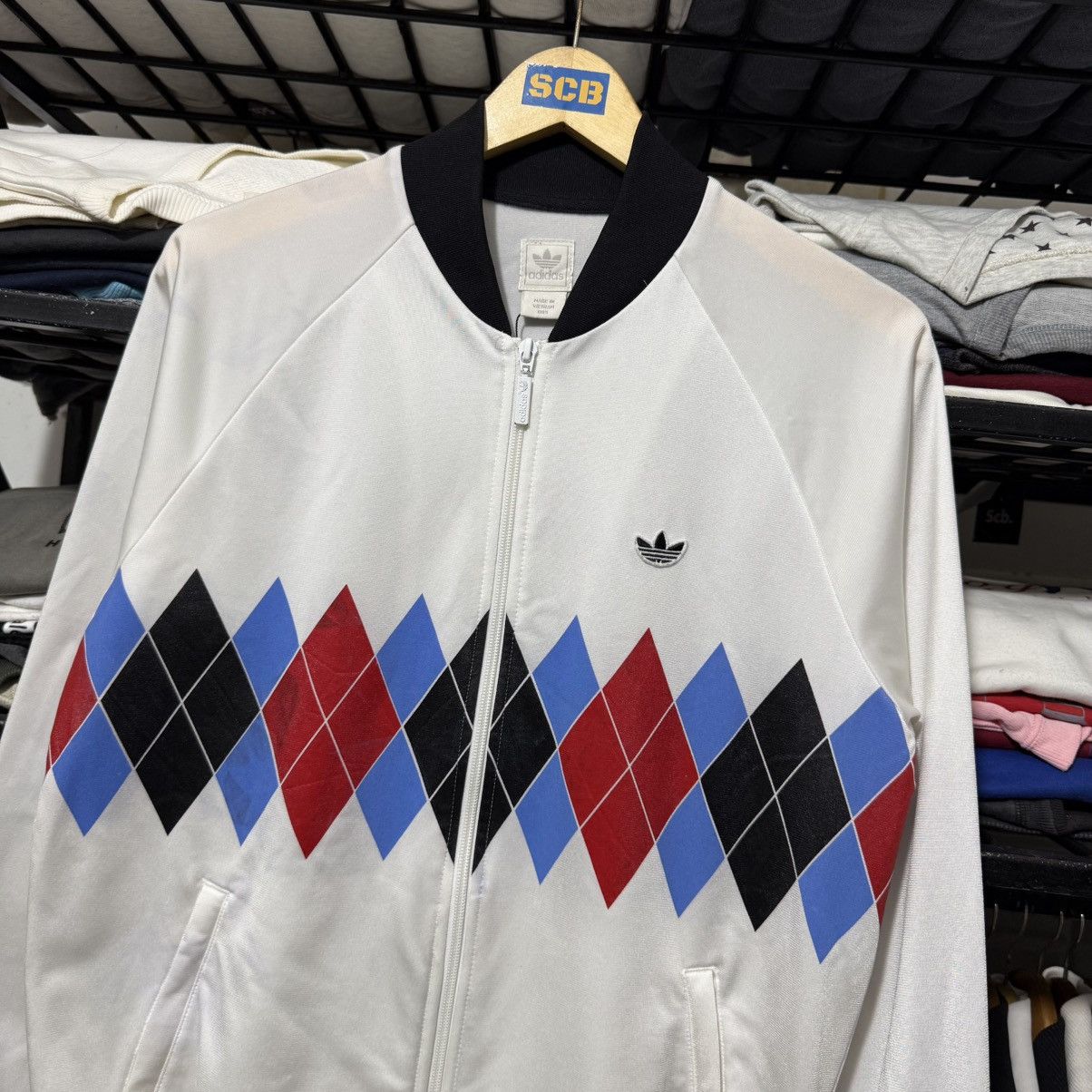 Adidas Vintage adidas ivan landl argyle track top Size US M / EU 48-50 / 2 - 10 Thumbnail