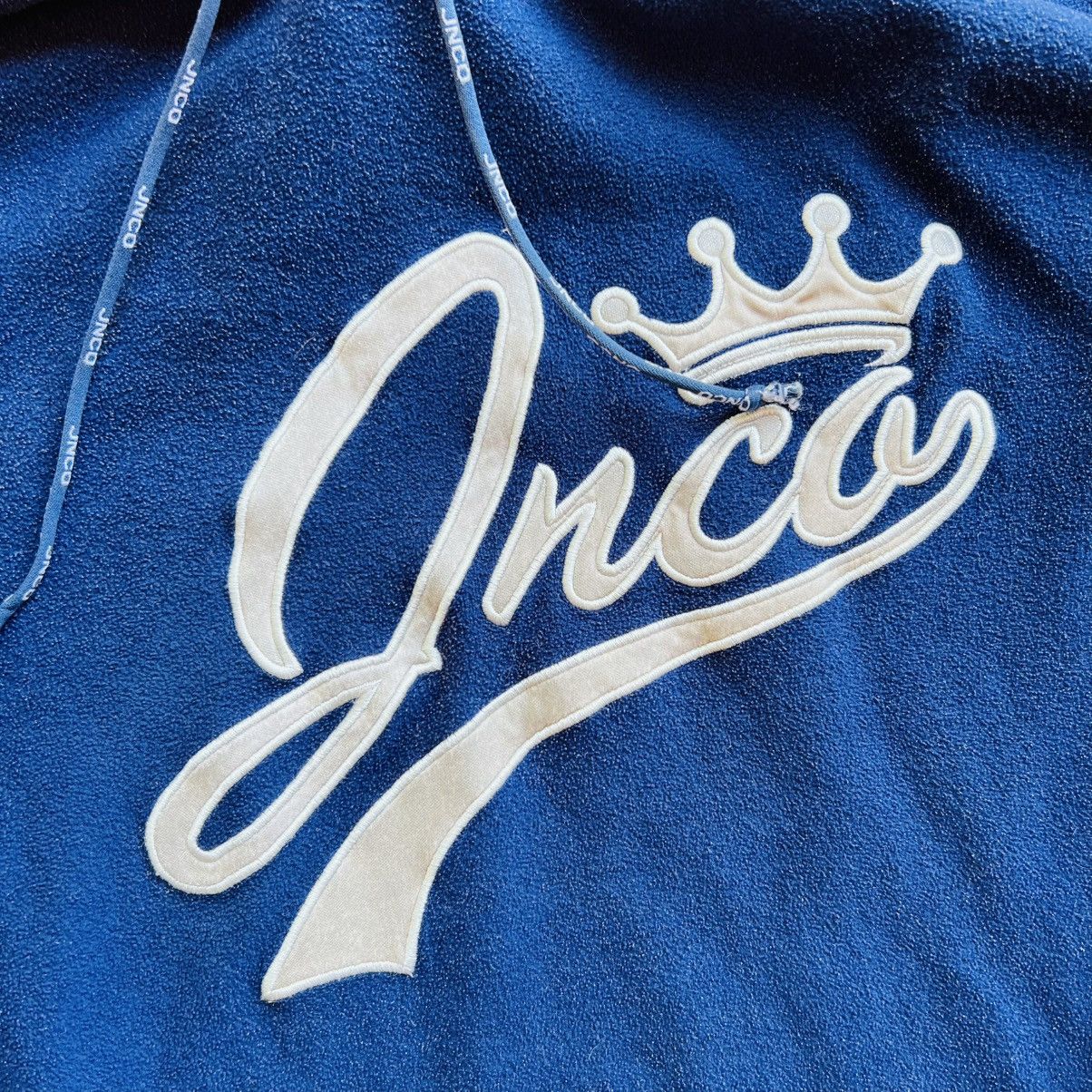 JNCO × Vintage Rare Vintage 90s Navy JNCO Crown Logo Baggy Fleece Size US XL / EU 56 / 4 - 6 Thumbnail