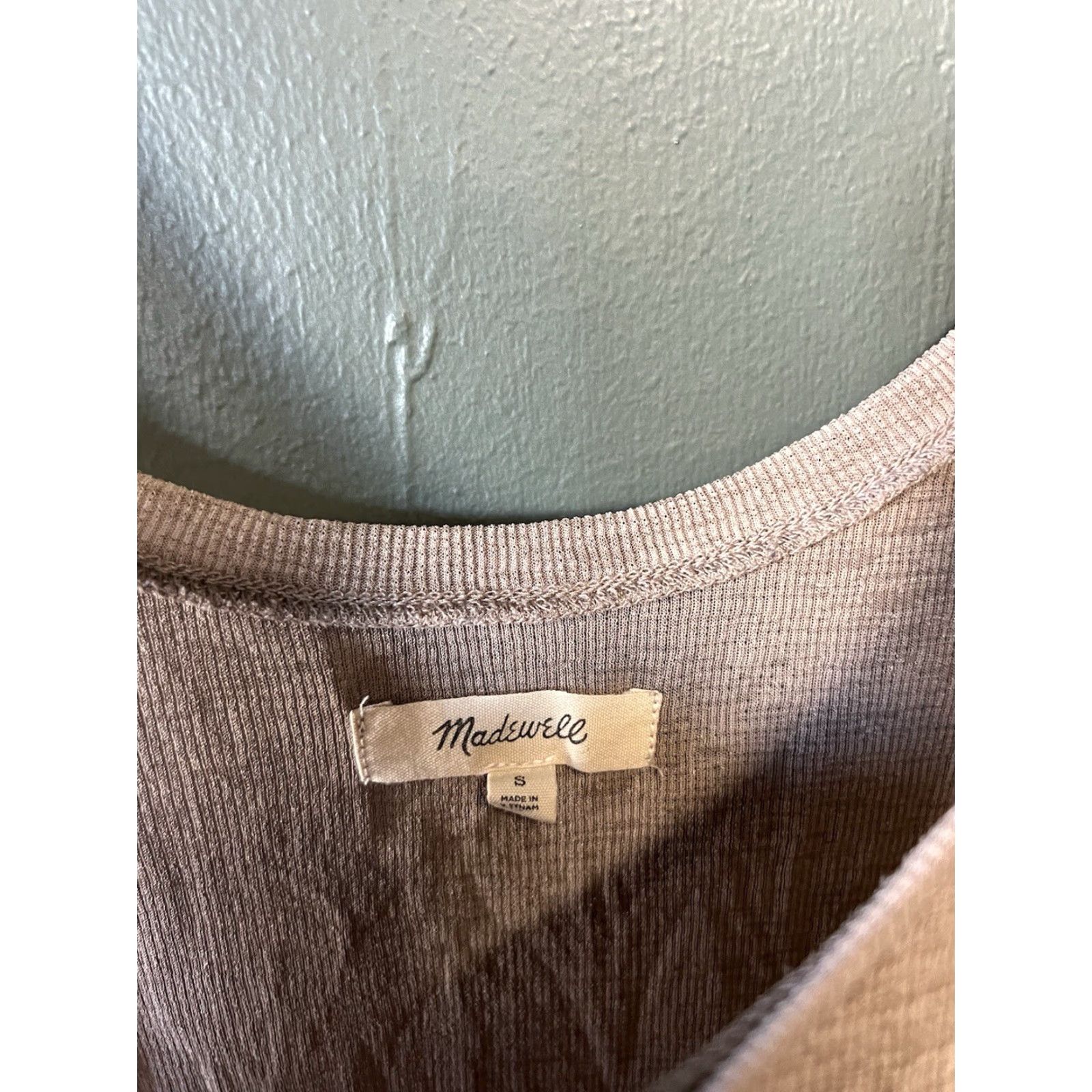Madewell Madewell Womens Beige Sleeveless Knit Tank Top Size S Size S / US 4 / IT 40 - 3 Thumbnail