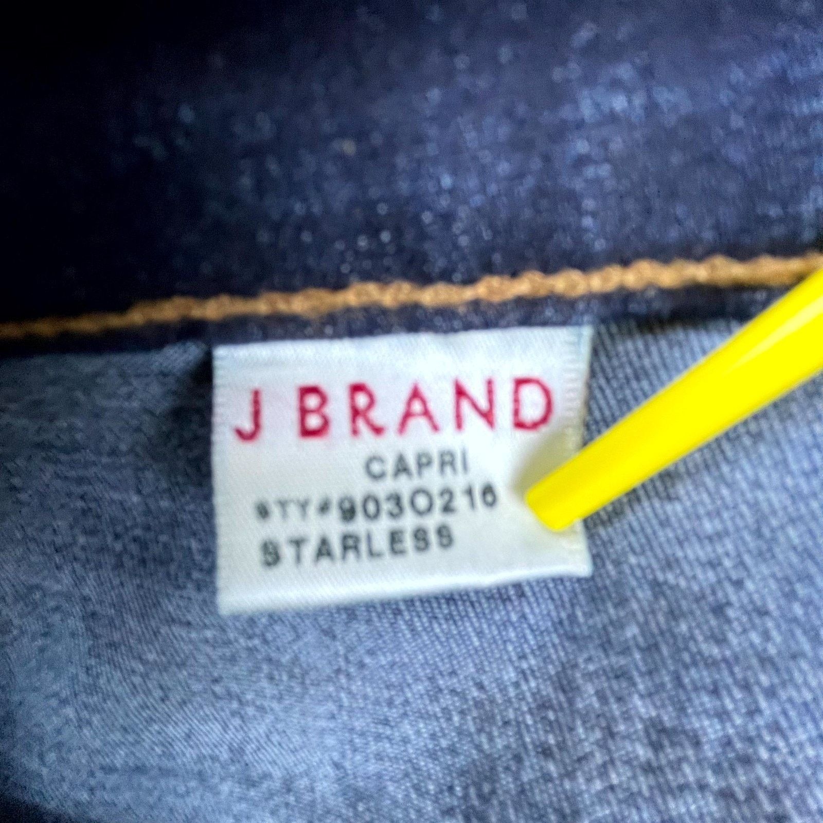 J Brand J Brand Jeans Womens 24 Blue Starless Capri Denim Cropped Size 24" / US 00 / IT 34 - 9 Thumbnail