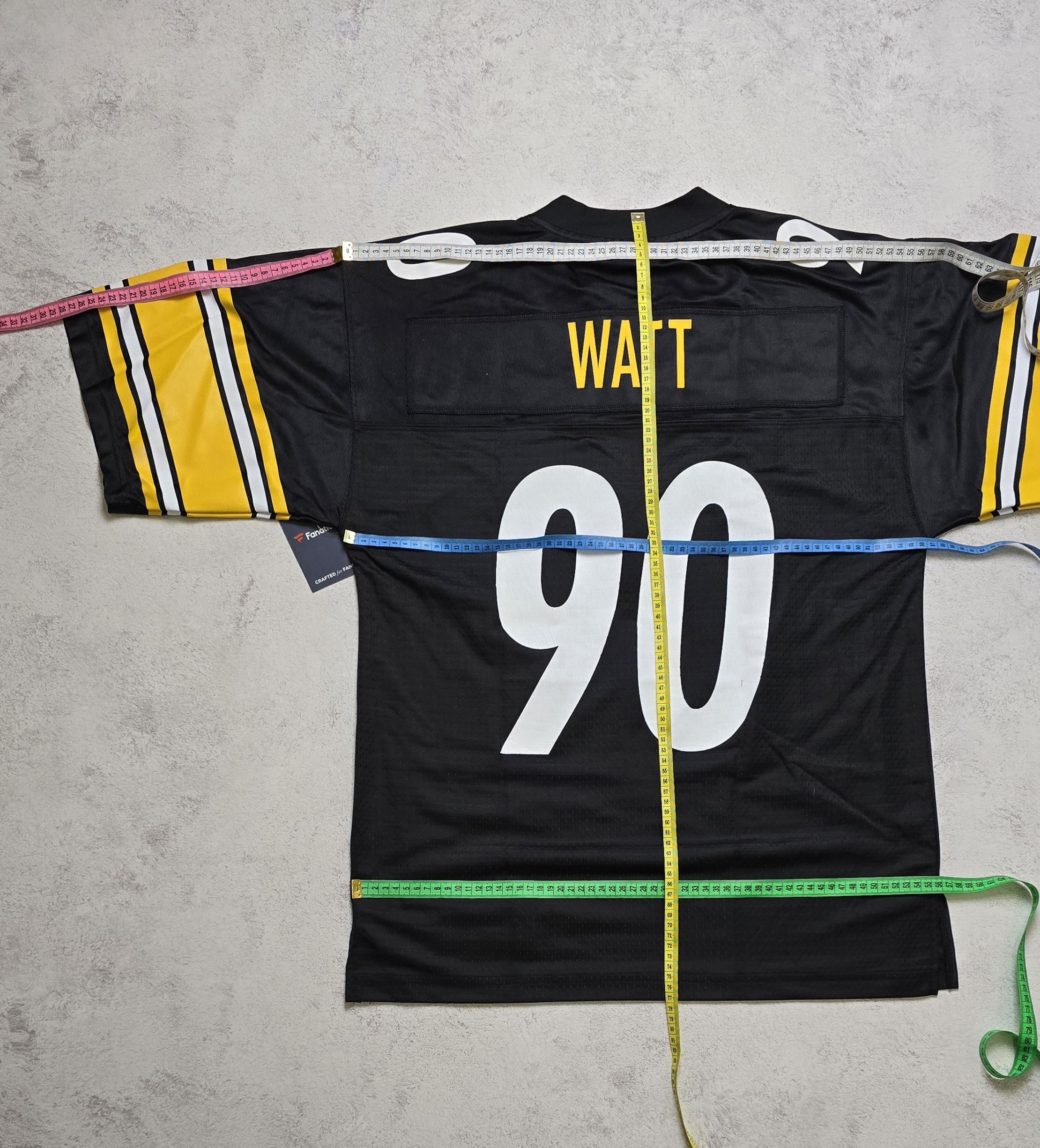 Pro Line FANATICS Pittsburgh Steelers #90 T.J. Watt Home Jersey Size US M / EU 48-50 / 2 - 4 Thumbnail