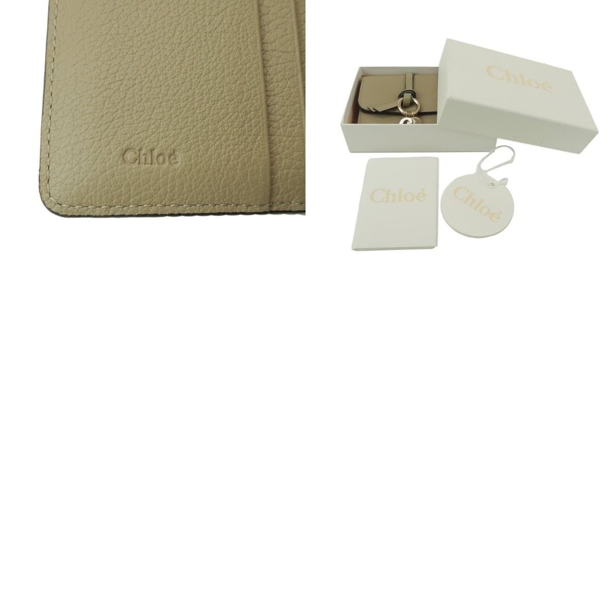 Chloe Chloe C Tri-Fold Calfskin Wallet Green Size ONE SIZE - 5 Thumbnail