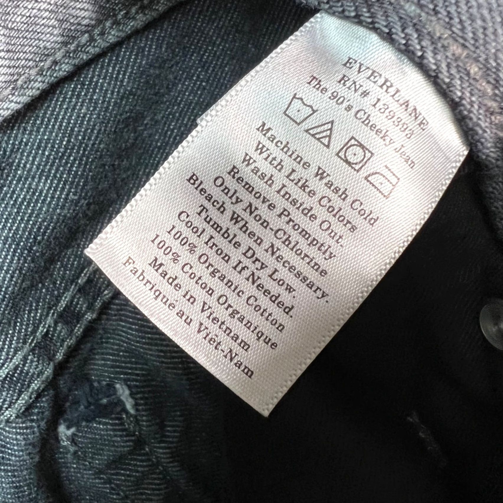 Everlane Everlane Jeans 90s Crop Gray Organic Cotton High-Waisted Womens Size 24 Denim Casual Womens Size 42" / US 20 - 4 Thumbnail