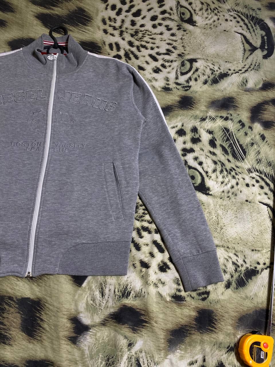Diesel × Vintage Vintage Y2K Distressed Diesel Big Logo Zip Up Hoodie Size US M / EU 48-50 / 2 - 19 Thumbnail