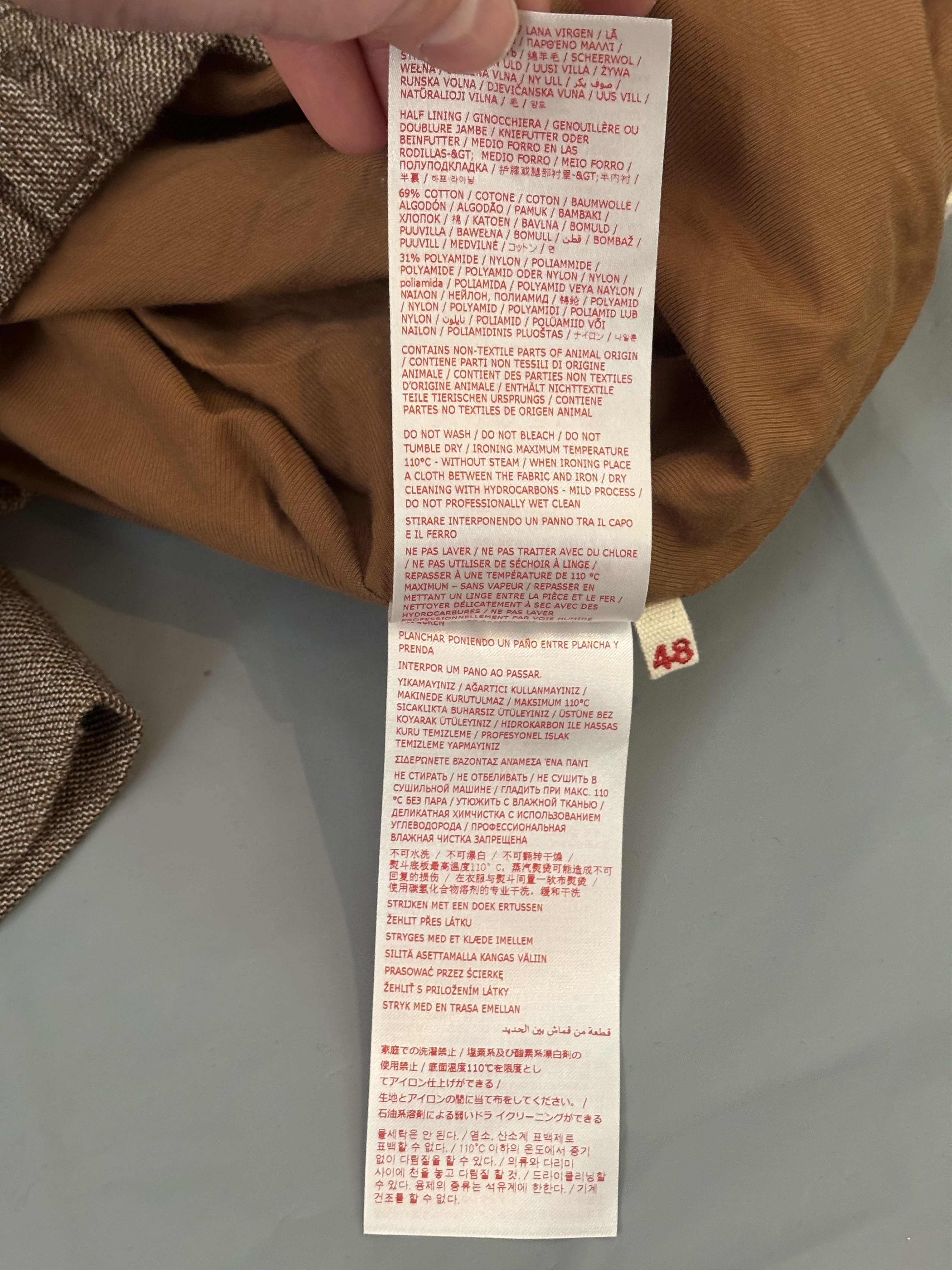 Marni Pantalon élastiqué Marni marron chiné en tbe Size US 32 / EU 48 - 15 Thumbnail