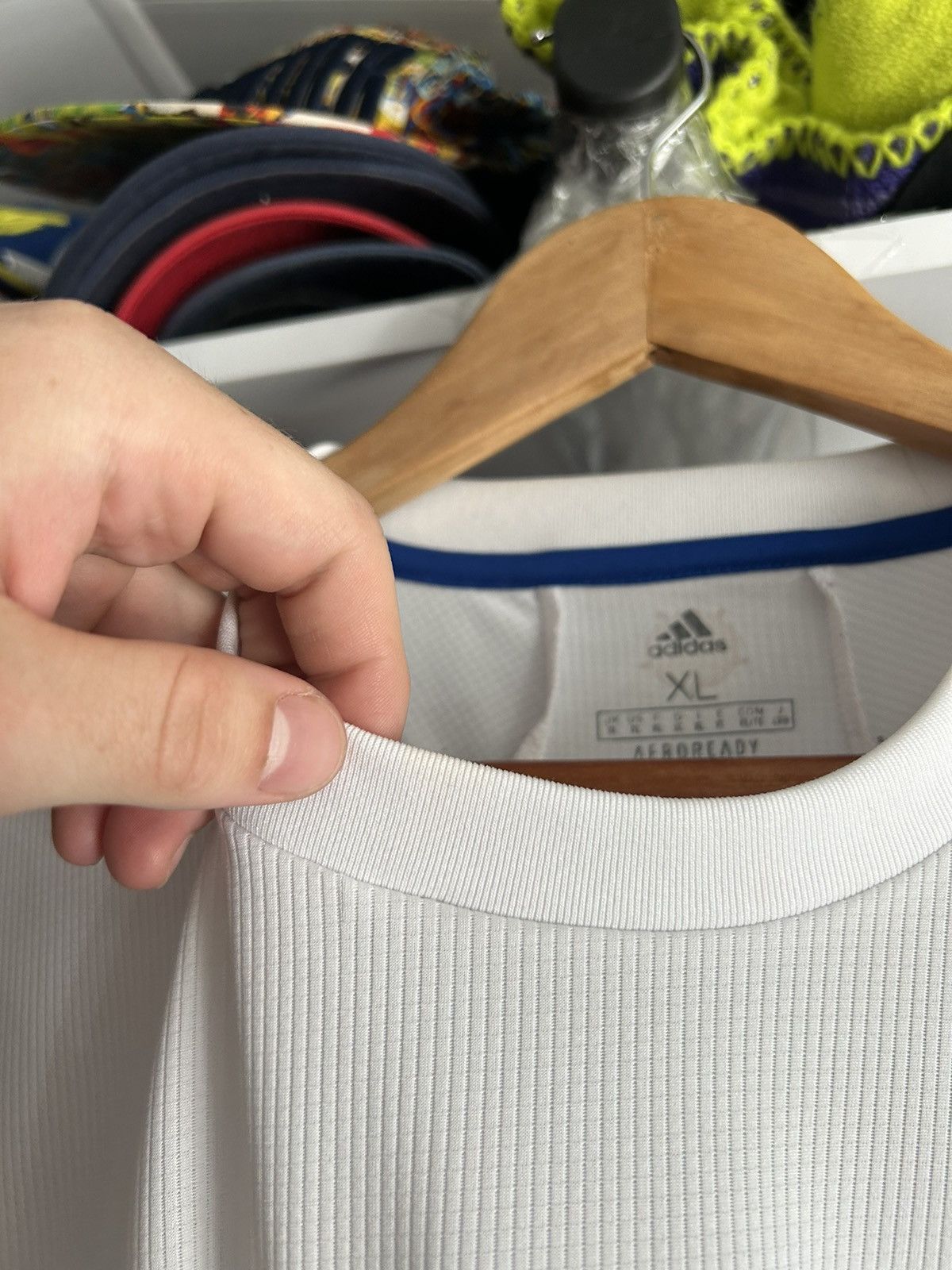 Adidas Leeds United 2020/21 Home Adidas jersey Size US XL / EU 56 / 4 - 8 Thumbnail