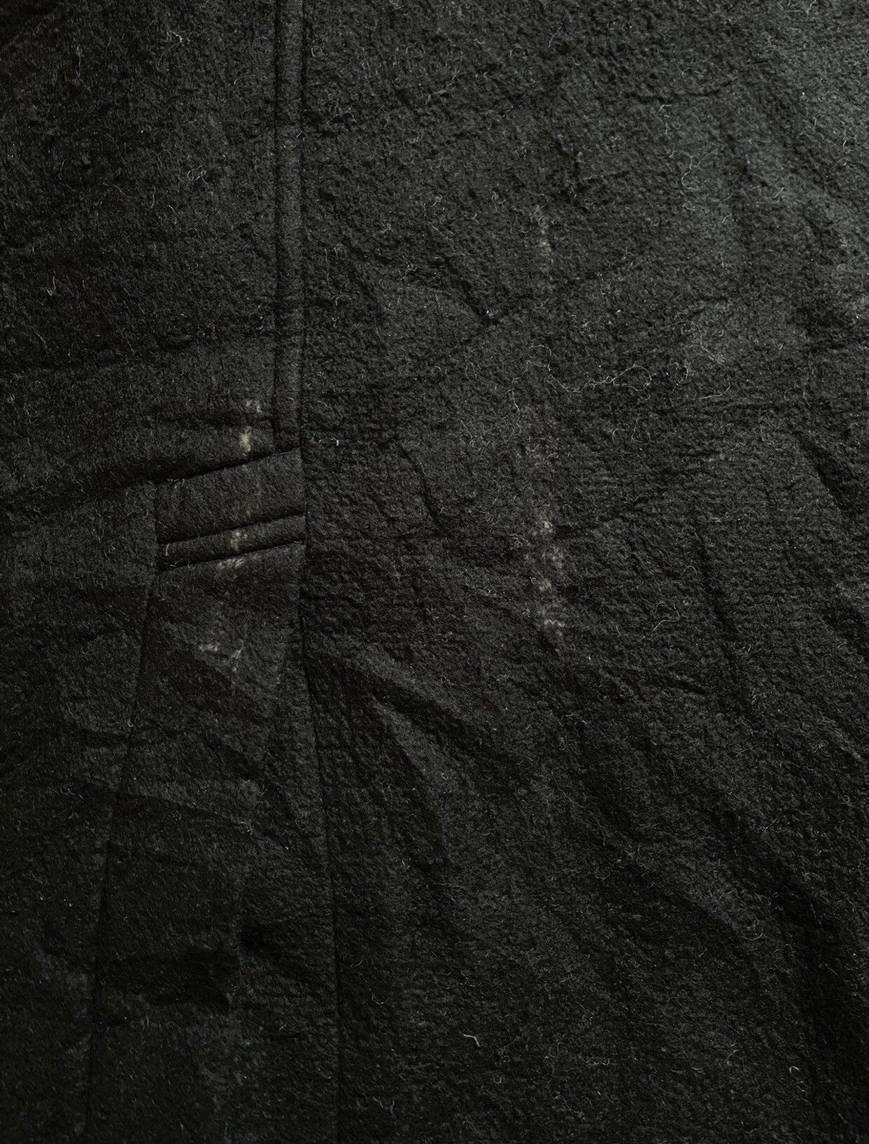 Designer × Yohji Yamamoto Yohji Yamamoto + Noir Wool Trench Coat With Belt Size US L / EU 52-54 / 3 - 17 Thumbnail