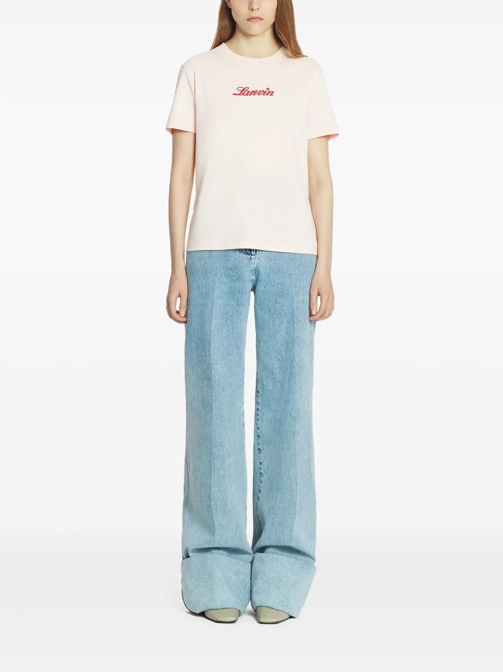Lanvin o1y0326 Denim Pant in Blue Size 26" / US 2 / IT 38 - 2 Thumbnail