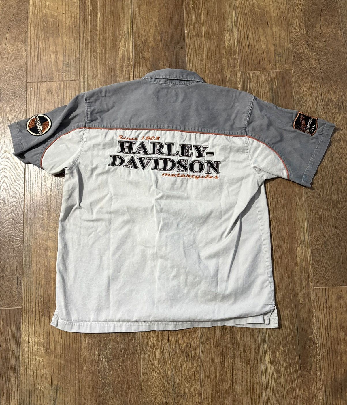 Harley Davidson Harley Davidson Mechanic Button Up Size US L / EU 52-54 / 3 - 4 Thumbnail