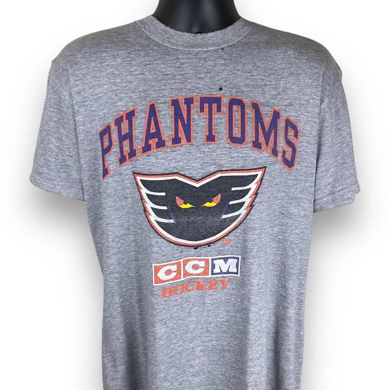NHL × Vintage Vintage CCM Philadelphia Phantoms Hockey Sports Tshirt Size US L / EU 52-54 / 3 - 1 Thumbnail