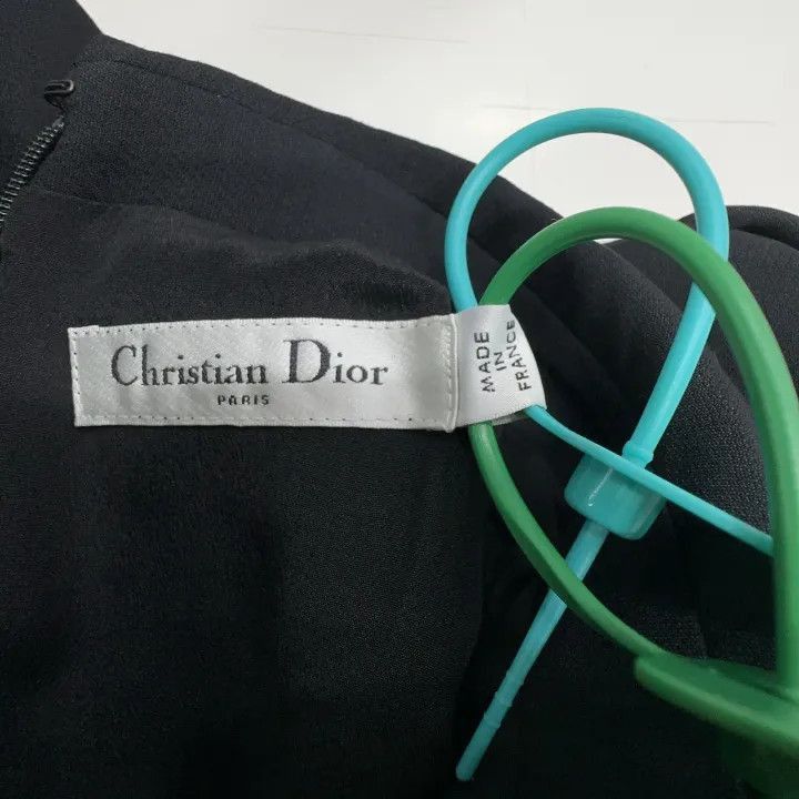 Dior Dior SS21 Black Short Sleeve Dress 0079-2507 Size L / US 10 / IT 46 - 2 Thumbnail