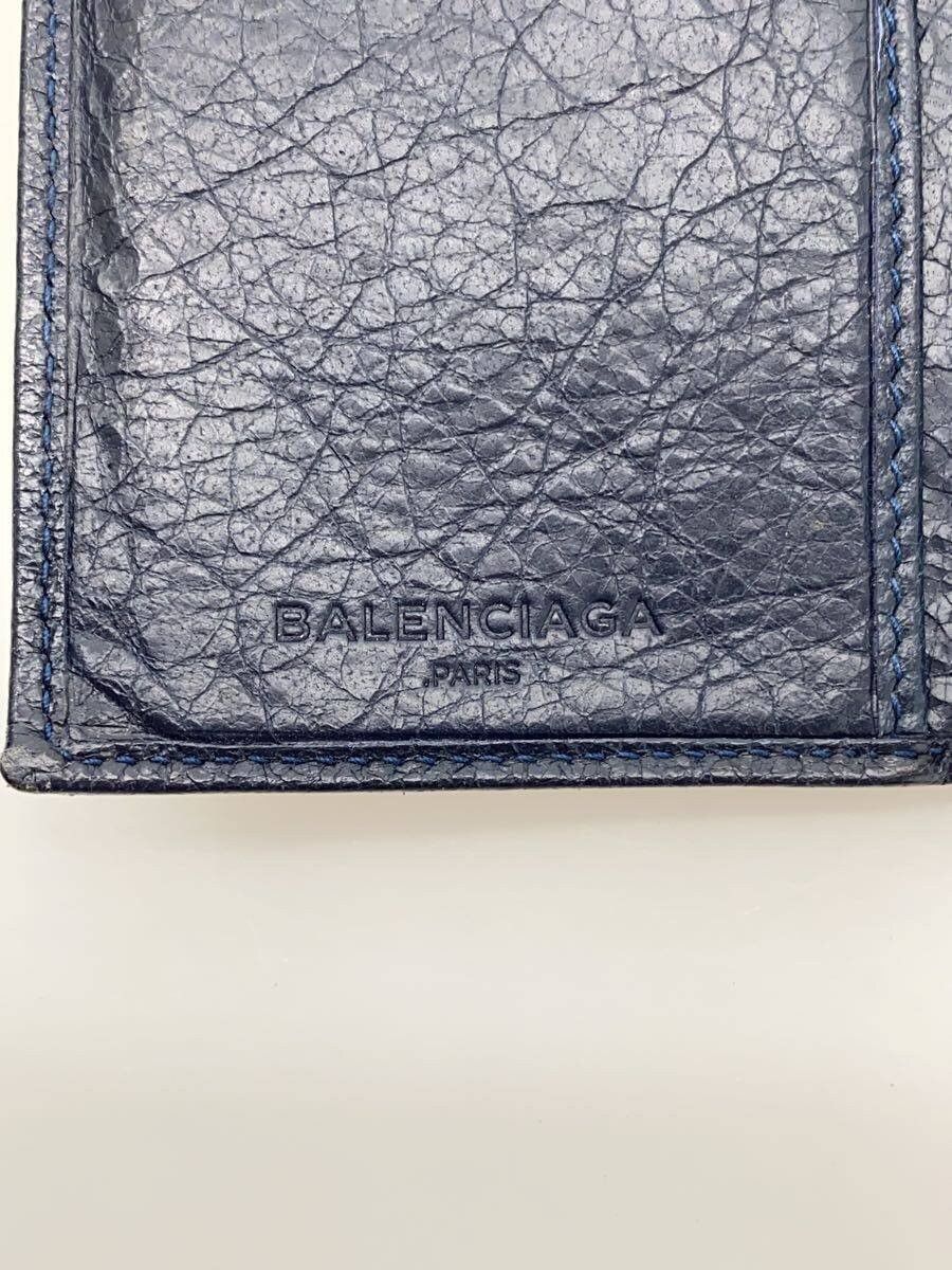 Balenciaga Balenciaga Giant Continental Goat Leather Long Wallet Navy Size ONE SIZE - 3 Thumbnail