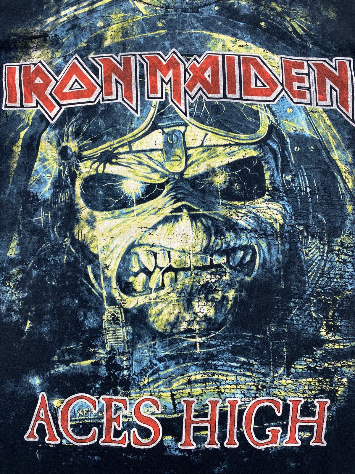 Band Tees 2010 Iron Maiden Aces High Promo Graphic Tee Size US L / EU 52-54 / 3 - 5 Thumbnail
