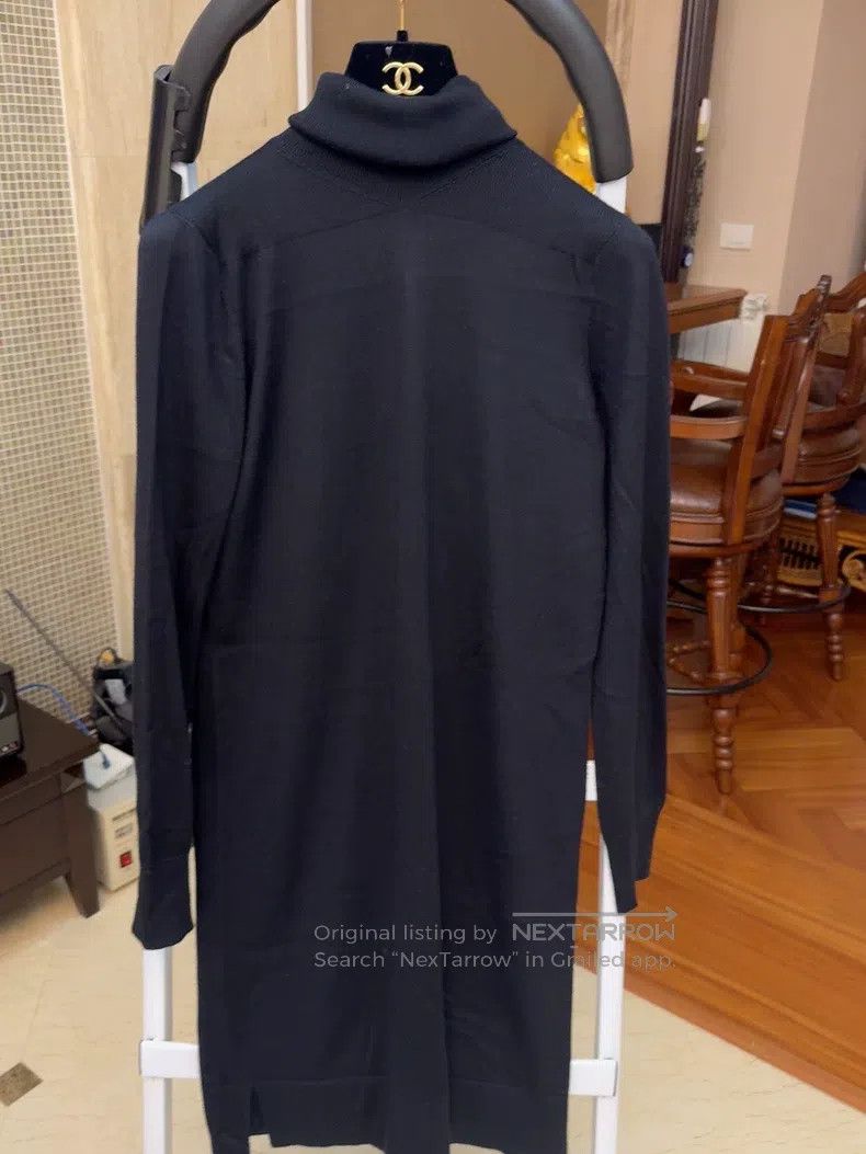 Hermes Black High-Neck Dress