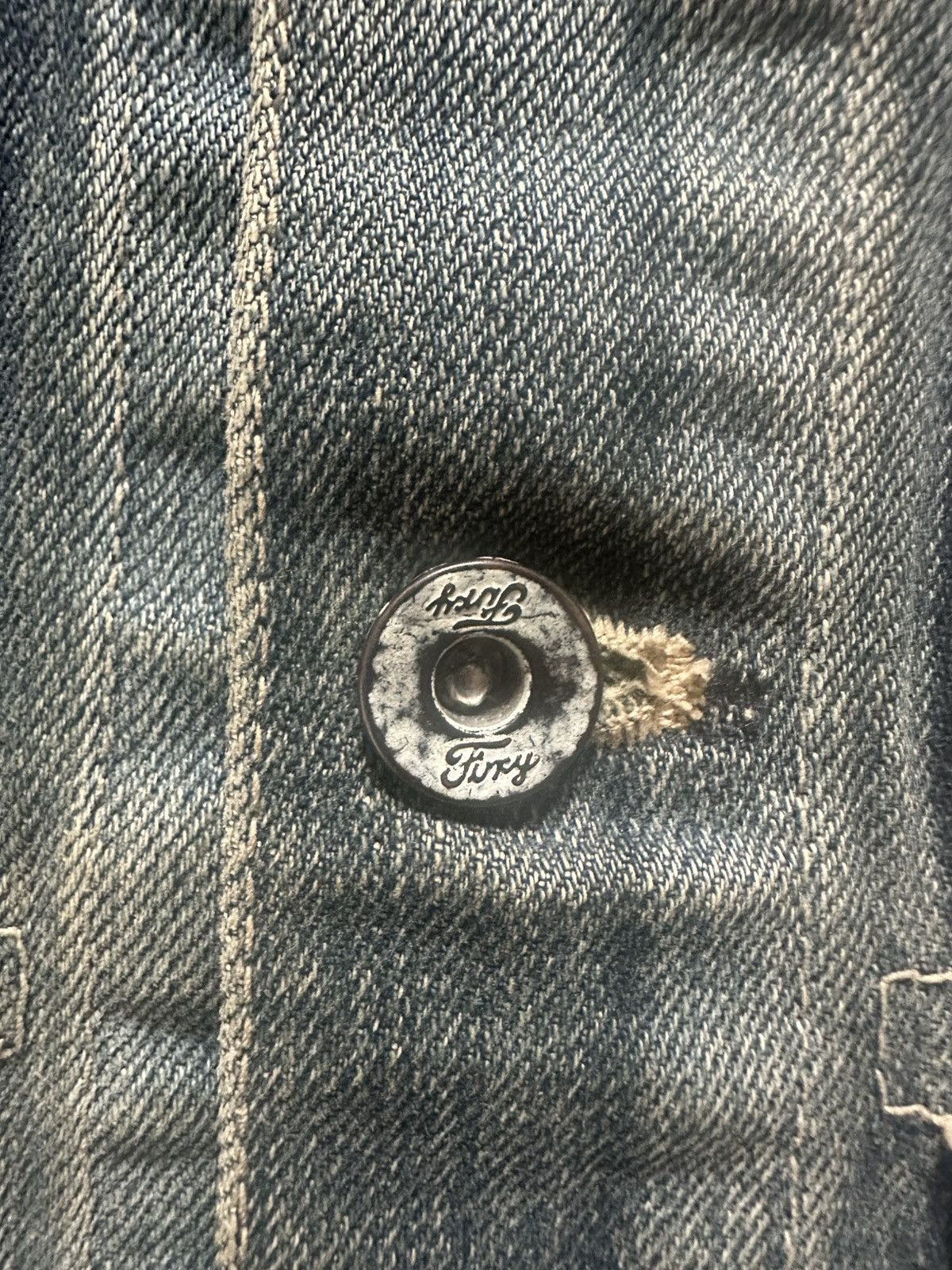 Neighborhood Neighborhood Savage Stockman Pleated Denim Jacket Size US L / EU 52-54 / 3 - 4 Thumbnail