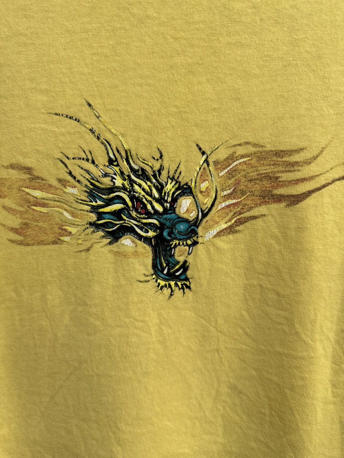 Japanese Brand × Vintage Vintage No Boundaries Dragon Long Sleeves Tee Size US XXL / EU 58 / 5 - 2 Thumbnail