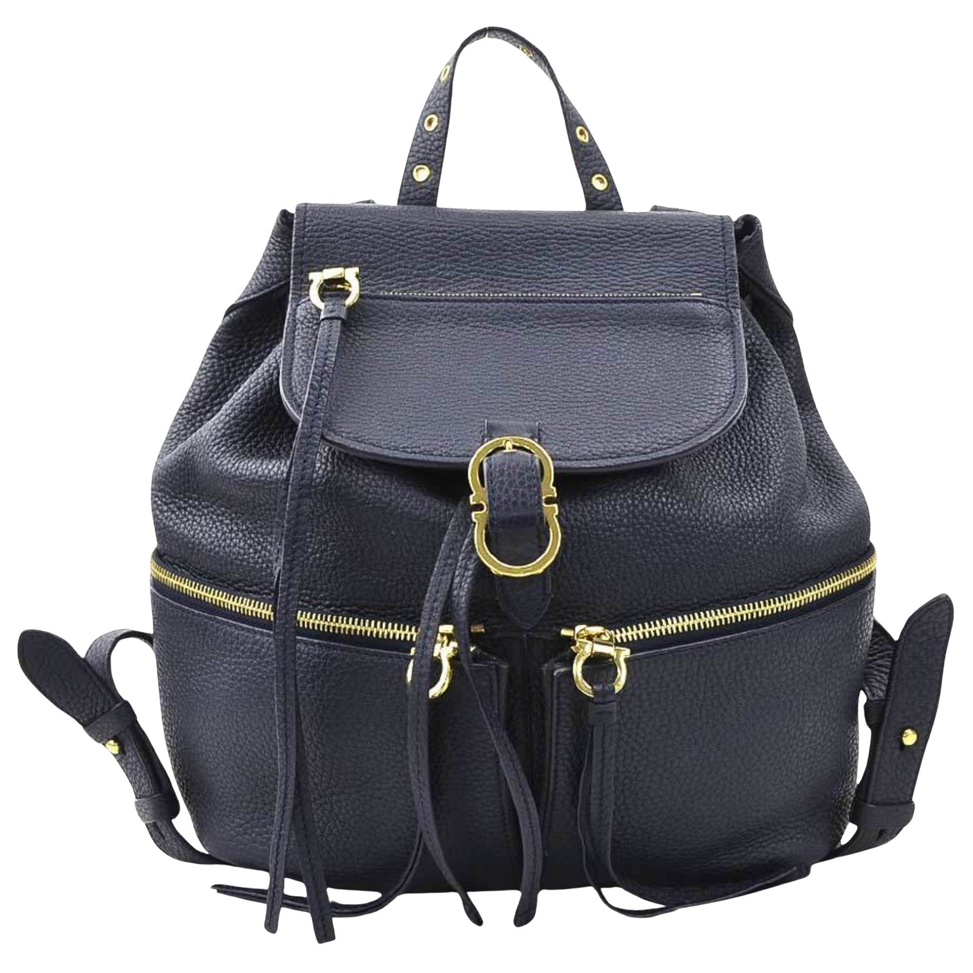 Salvatore Ferragamo Salvatore Ferragamo Gancini backpack Size ONE SIZE - 1 Thumbnail