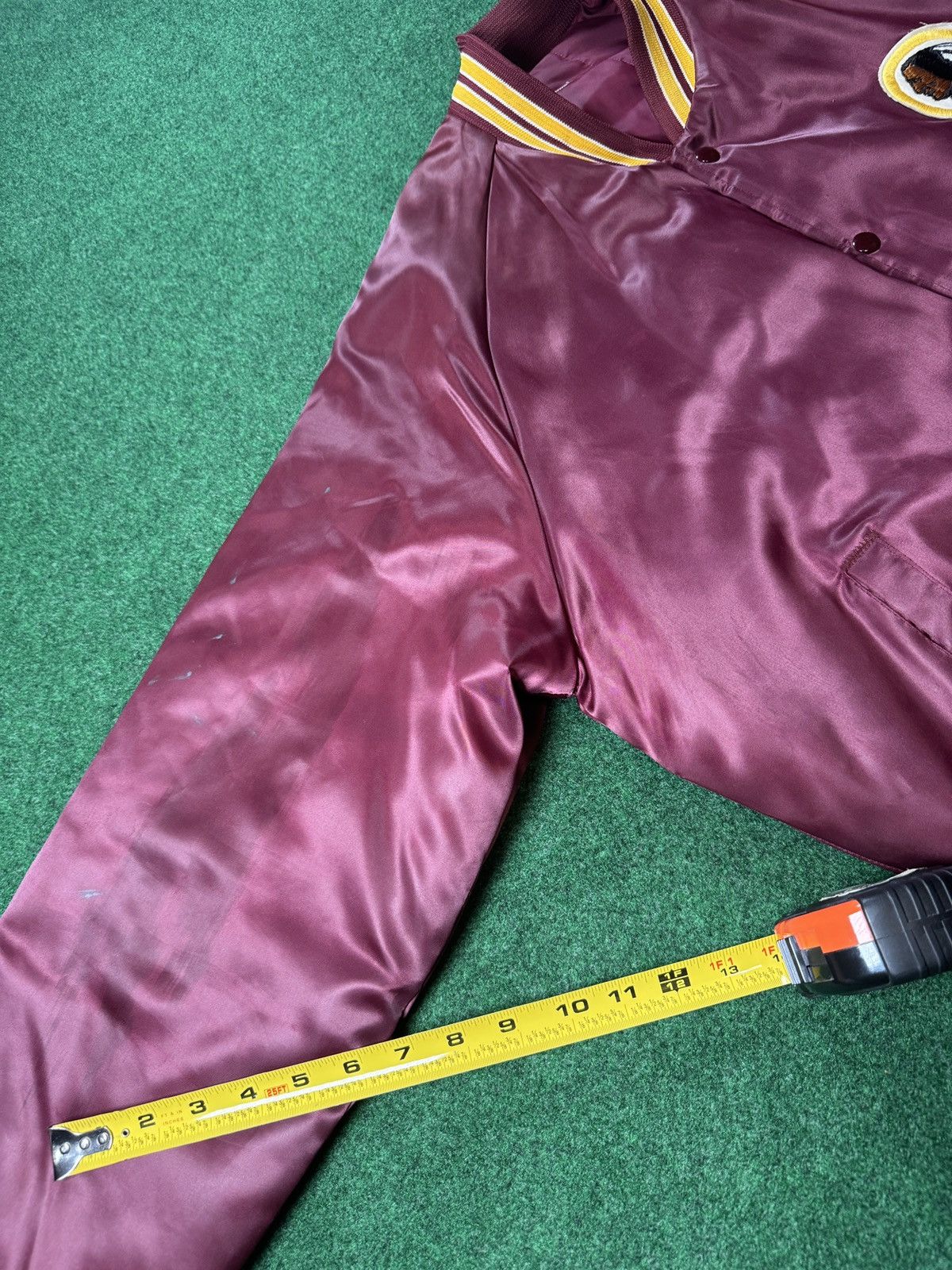 NFL × Starter × Vintage Vintage 80s Washington Redskins NFL Snap Up Satin Jacket Size US L / EU 52-54 / 3 - 8 Thumbnail