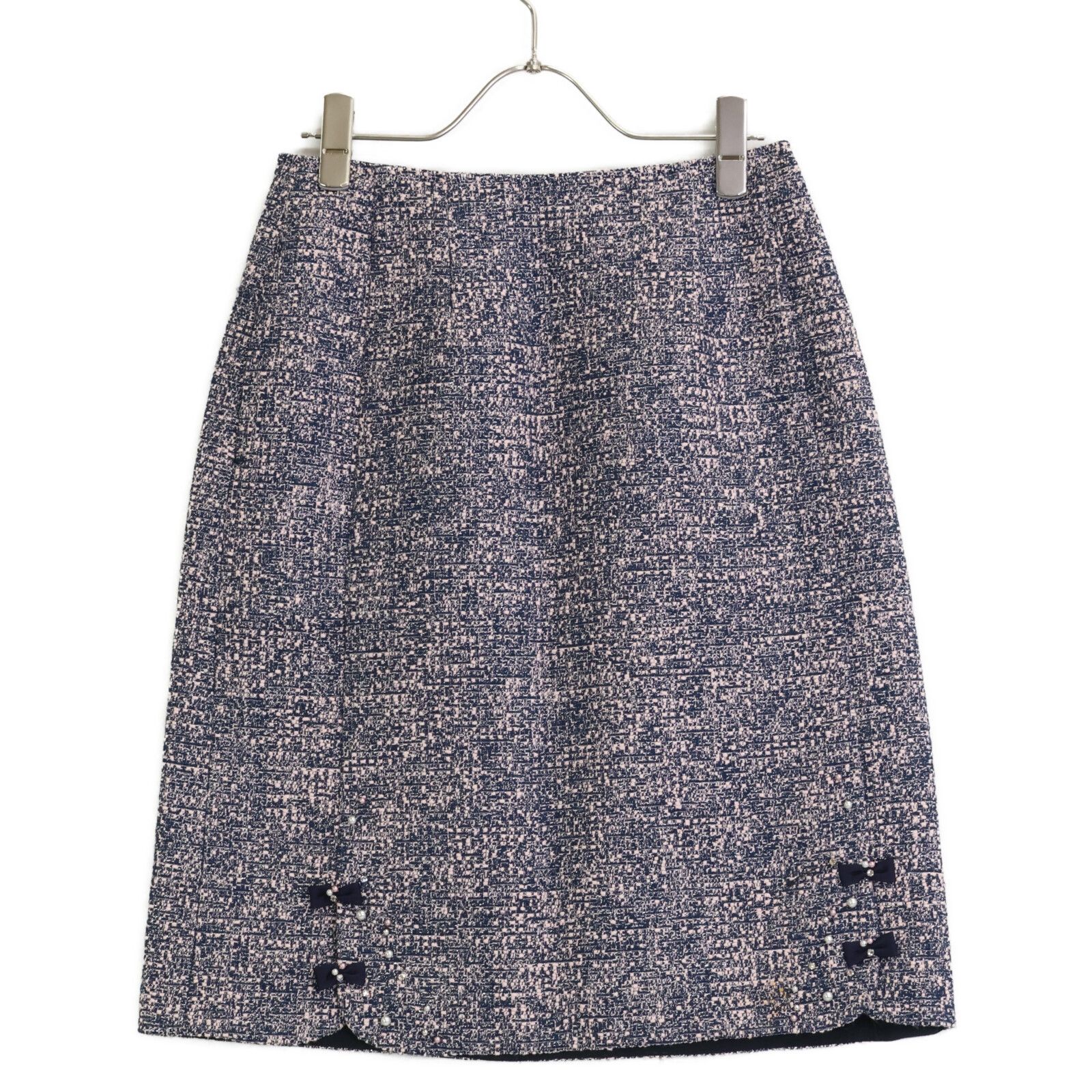 Other Other Rene Tweed Cotton Midi Skirt Cotton Skirts 6834250 DUTY FREE for USA Size ONE SIZE - 1 Thumbnail