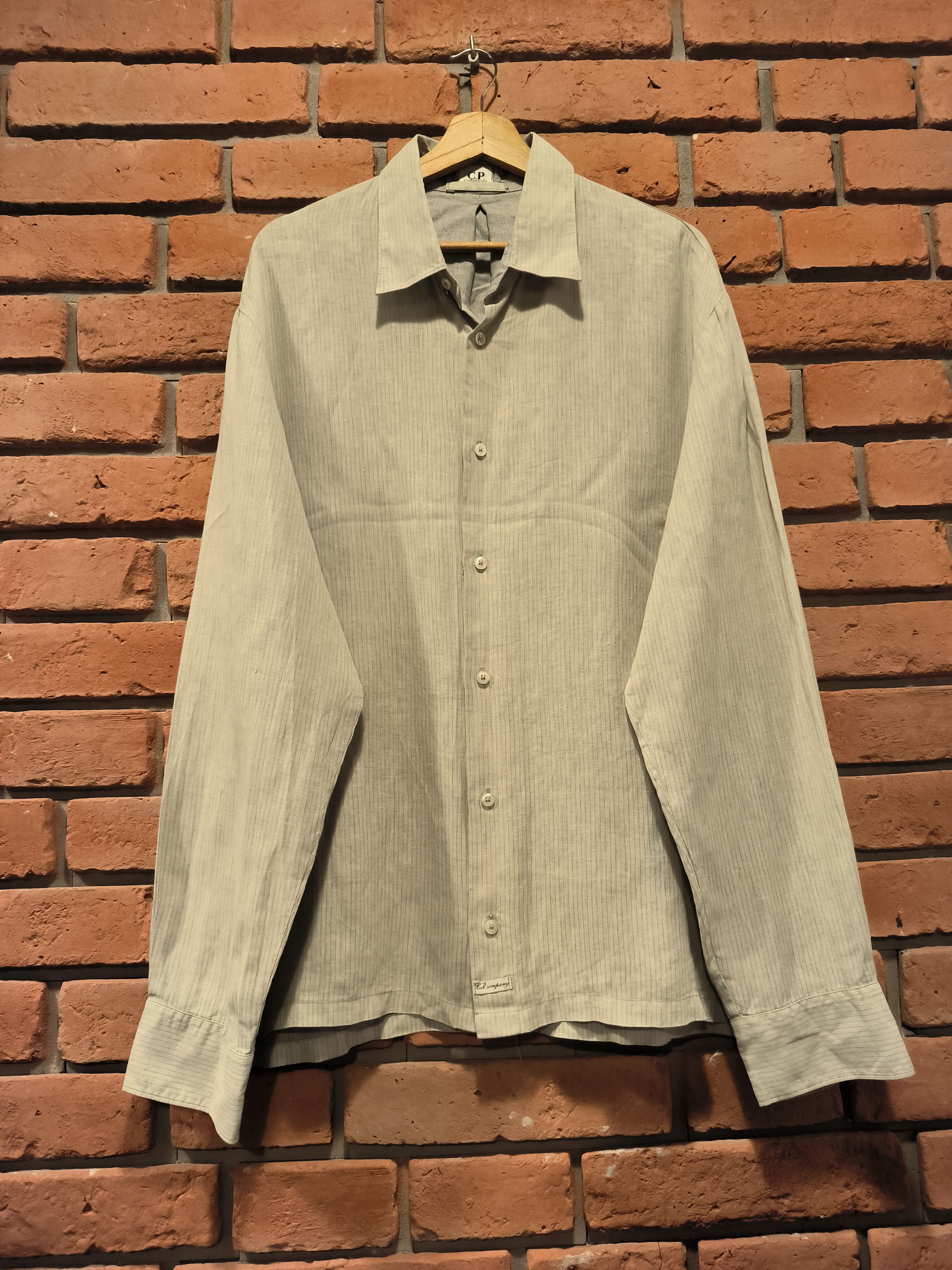 C.P. Company × Vintage Vintage CP Company Linen Shirt Button-Up 