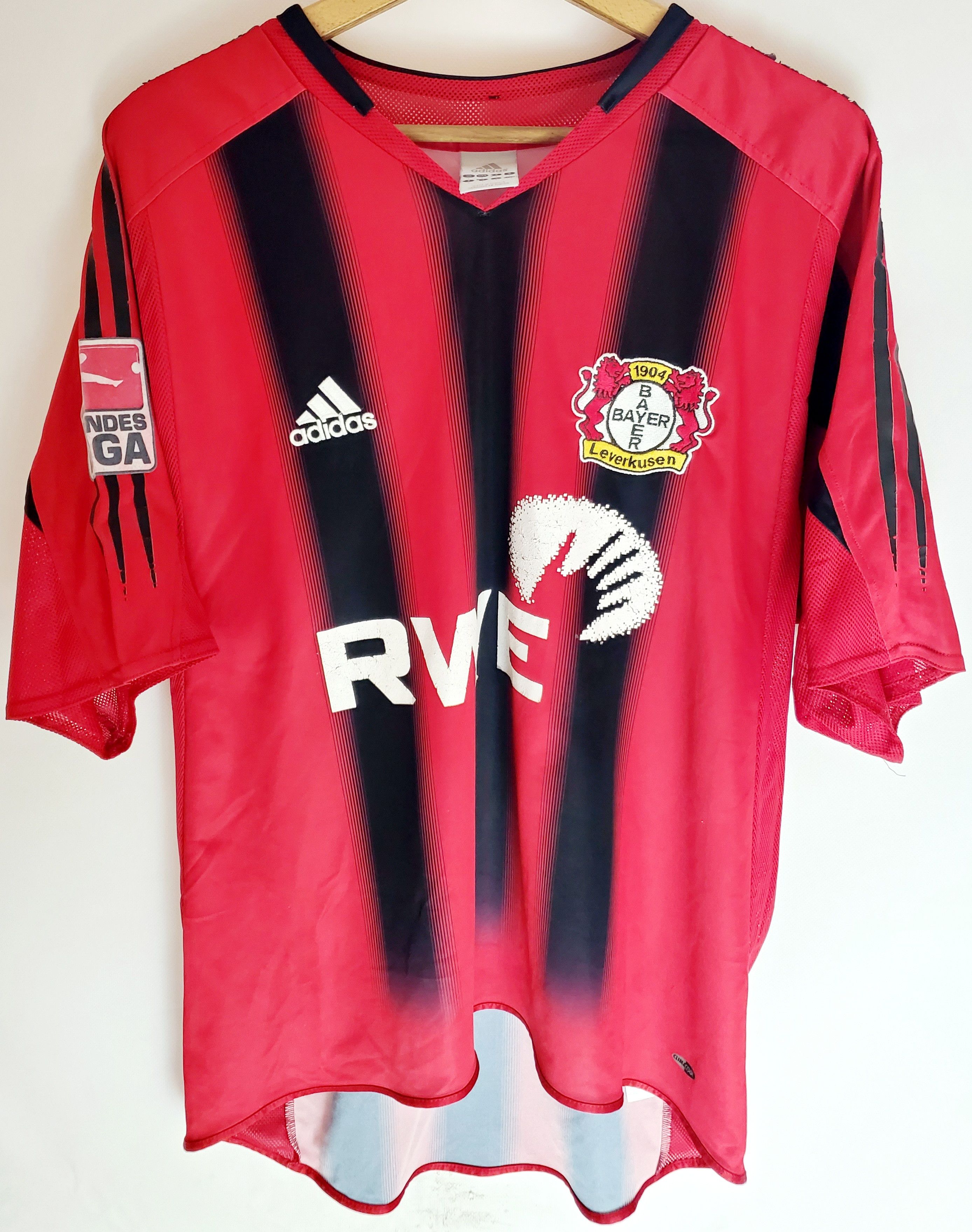 Adidas Bayer 04 Leverkusen Home 2005 Soccer Adidas #19 BABIC L Size US L / EU 52-54 / 3 - 1 Thumbnail