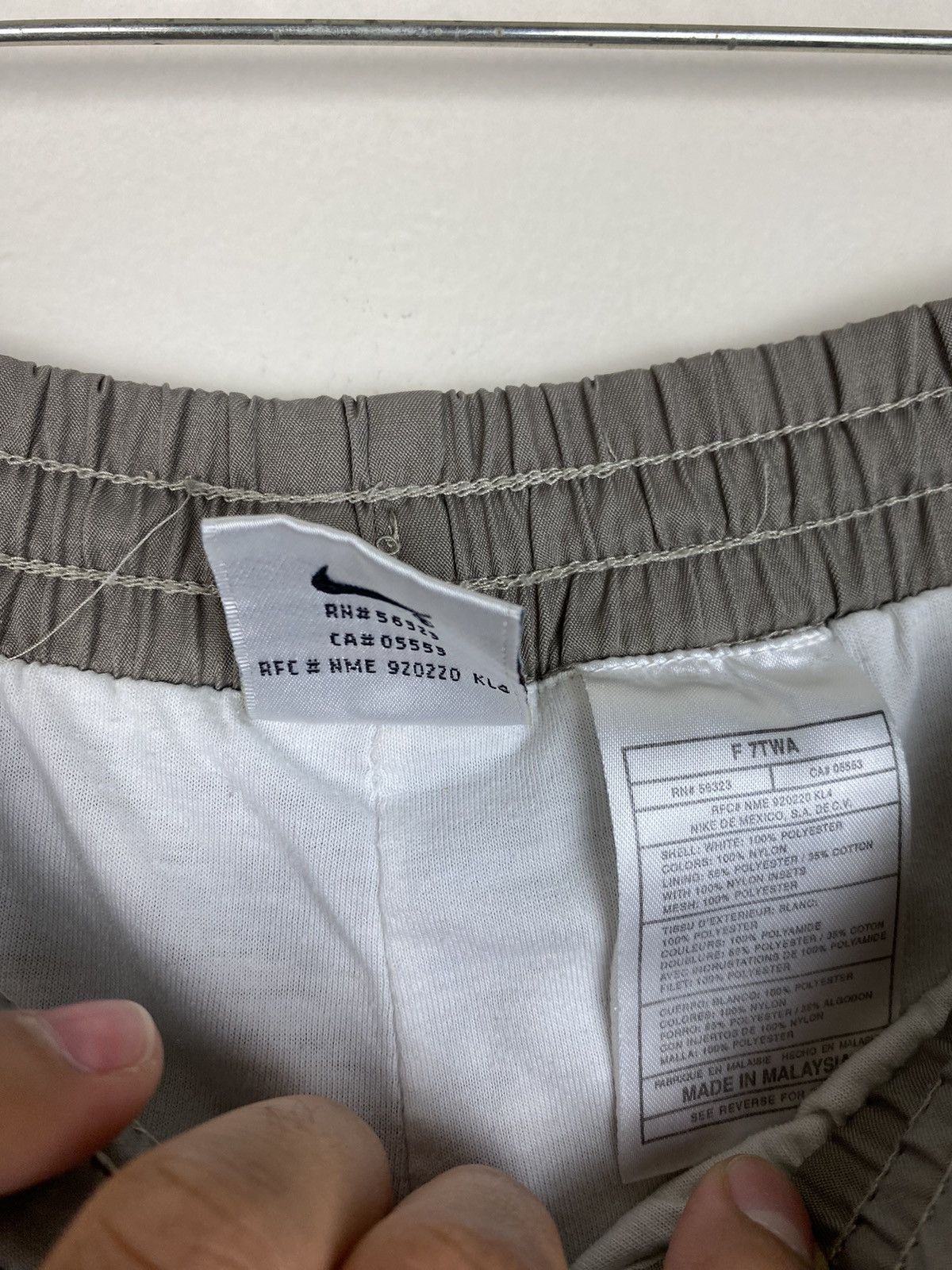 Nike 90’s Drill Nike Nylon Track Pants Gropcore Size US 30 / EU 46 - 4 Thumbnail
