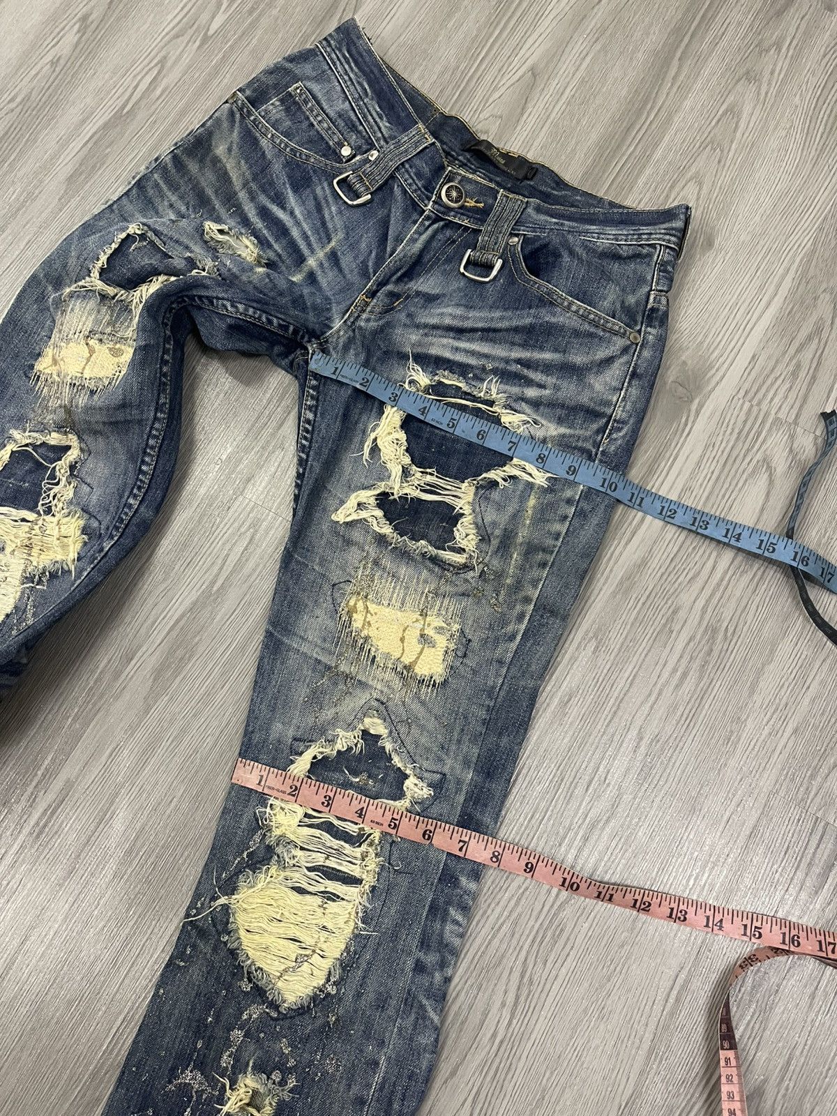 Seditionaries MIDAS BOOT CUT DISTRESSED DENIM Size 30" / US 8 / IT 44 - 10 Thumbnail