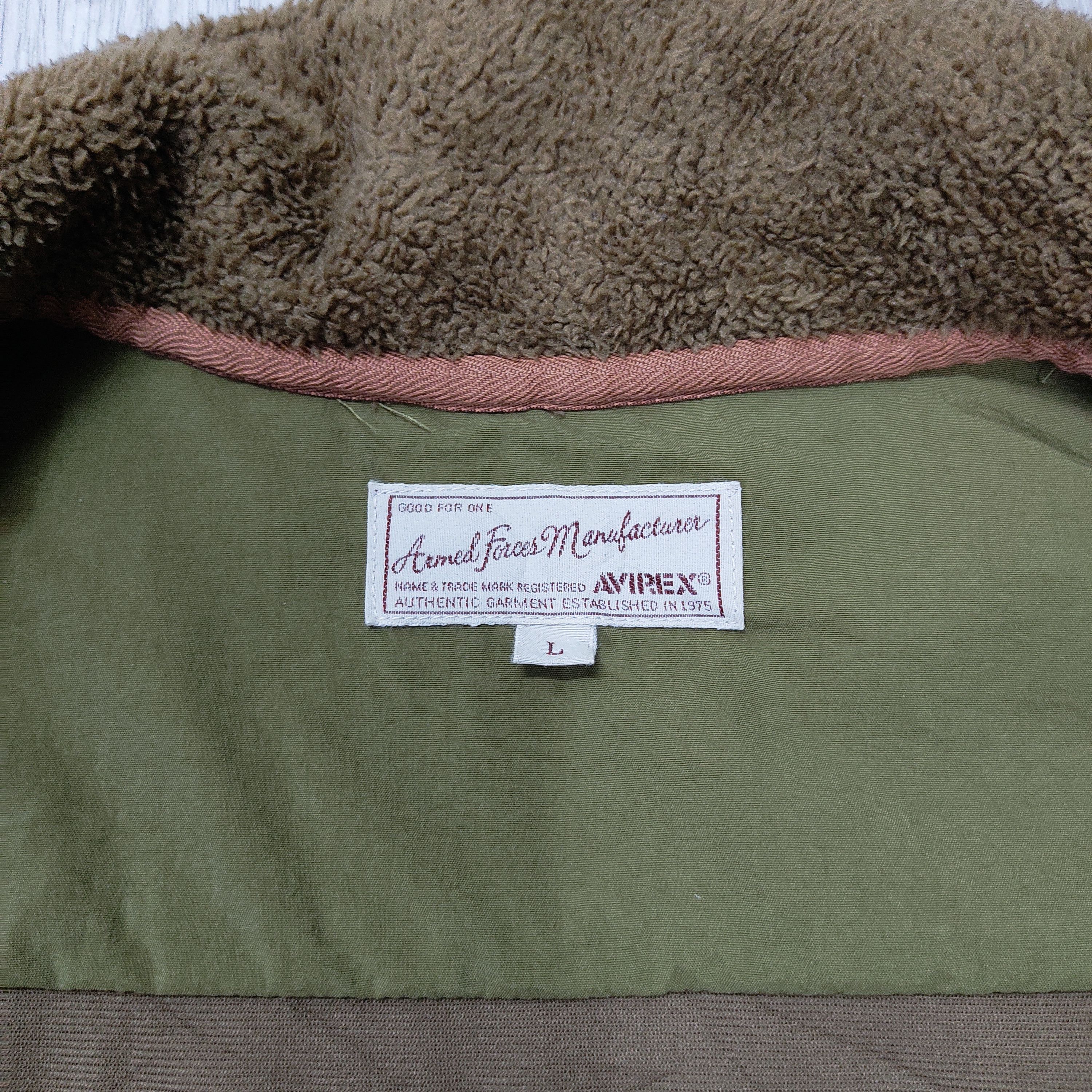 Avirex AVIREX 75fs T.A.C.T USAAF Sherpa Fleece Jacket Size US L / EU 52-54 / 3 - 13 Thumbnail