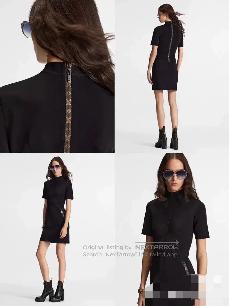 Louis Vuitton Louis Vuitton Tech Fabric Slim Fit Dress Size XS / US 0-2 / IT 36-38 - 2 Thumbnail