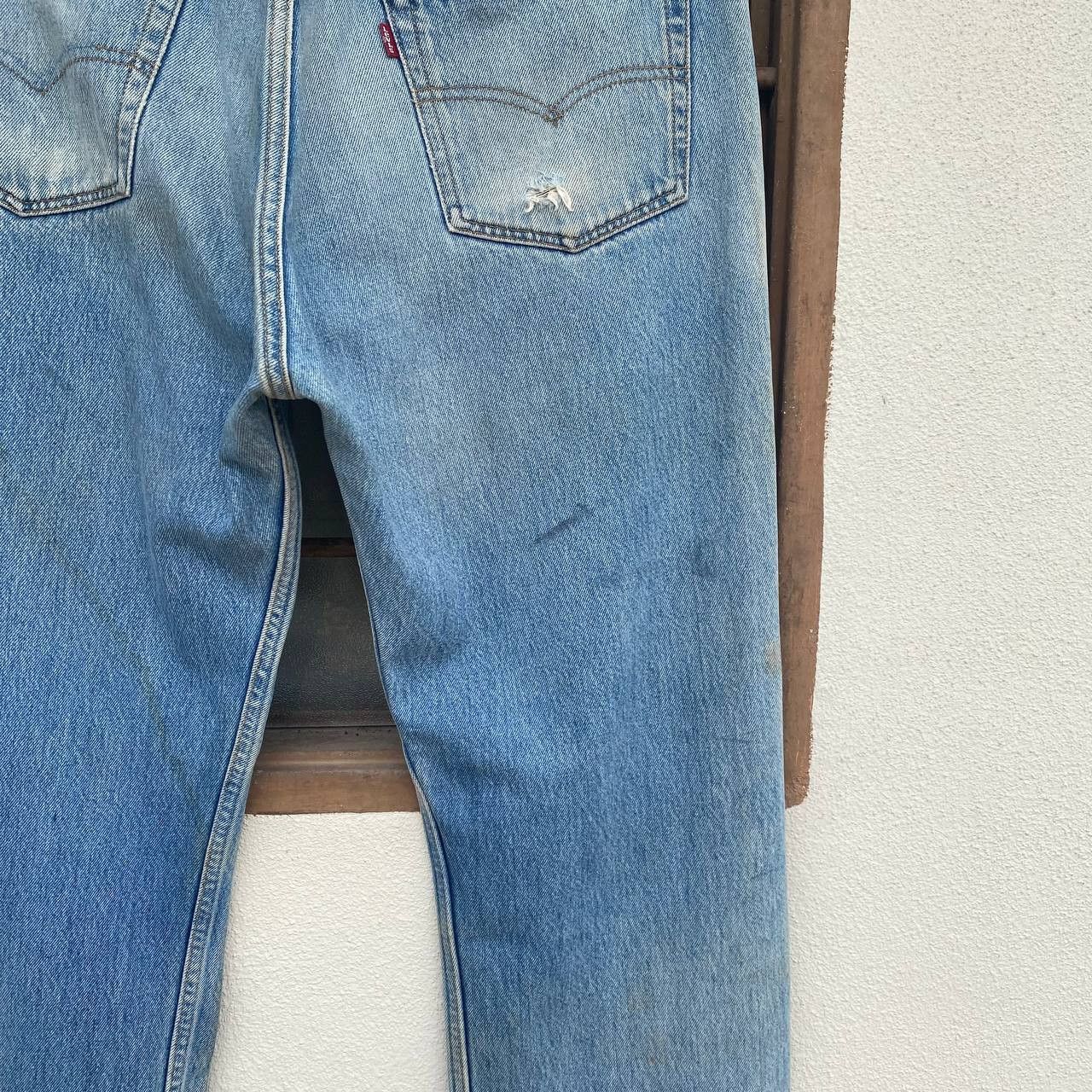 Levi's Vintage Clothing VINTAGE 00'S LEVIS 501 DISTRESSED DIRTY JEAN W35X33" Size US 35 - 9 Thumbnail