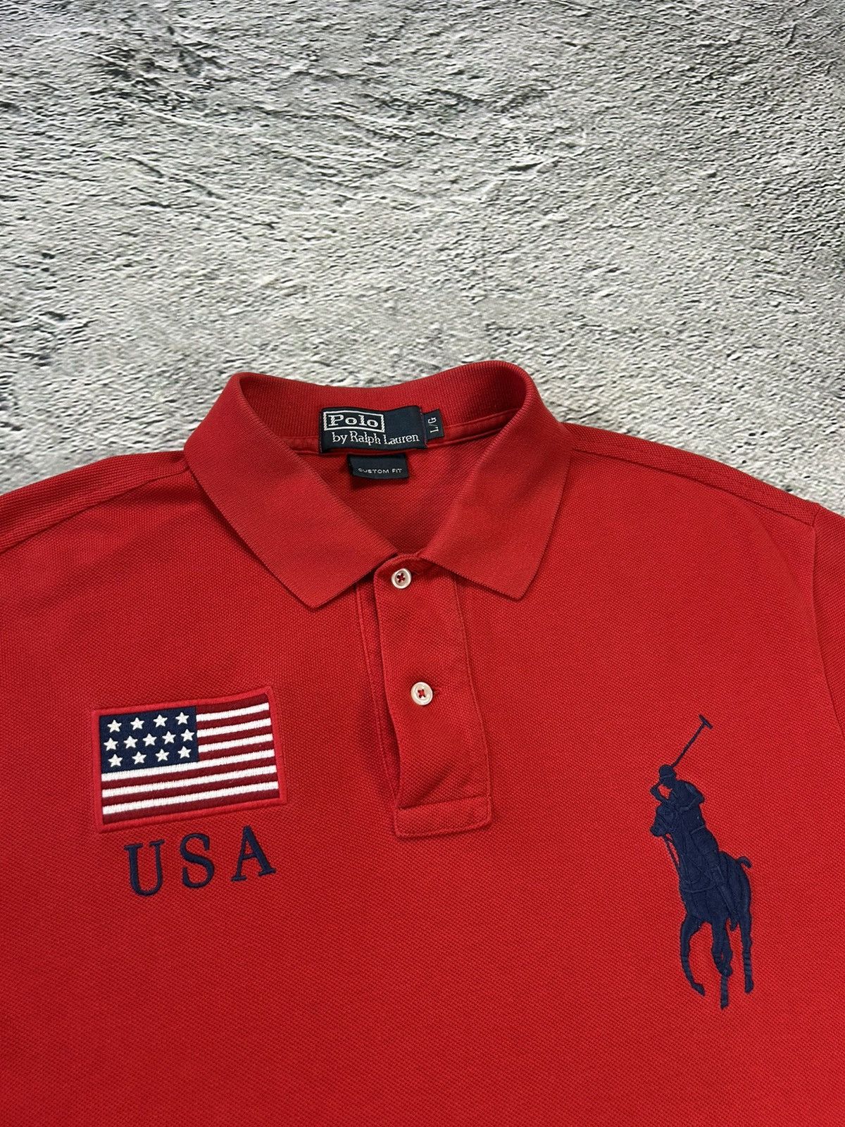 Ralph Lauren Chief Keef Polo Ralph Lauren red USA big pony Size US L / EU 52-54 / 3 - 2 Thumbnail