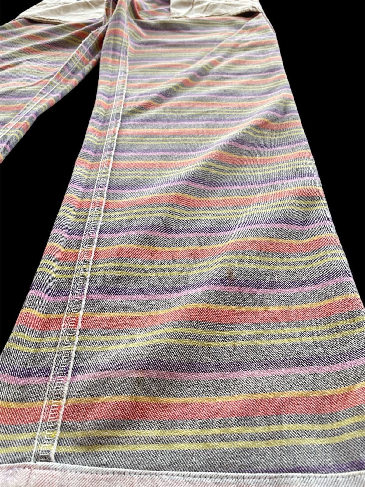 Japanese Brand × Vintage OZONE ROCKS CARPENTER RAINBOW JEANS Size US 34 / EU 50 - 3 Thumbnail