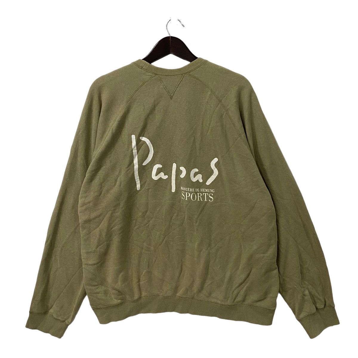 Japanese Brand × Vintage Vintage PAPA'S japanese sports brand sweatshirt Size US XXL / EU 58 / 5 - 1 Thumbnail