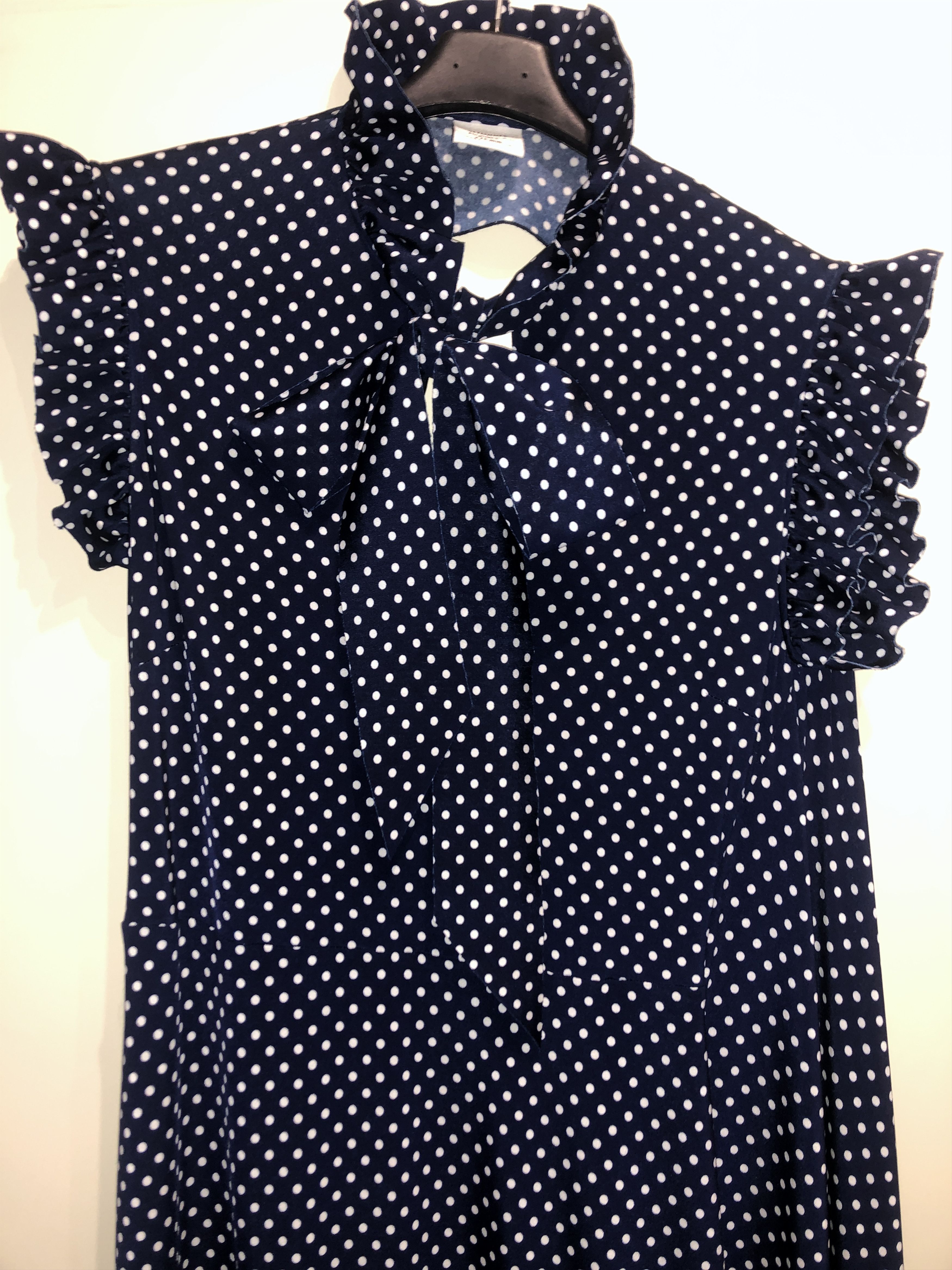 Asymmetric Polka Dots Dress