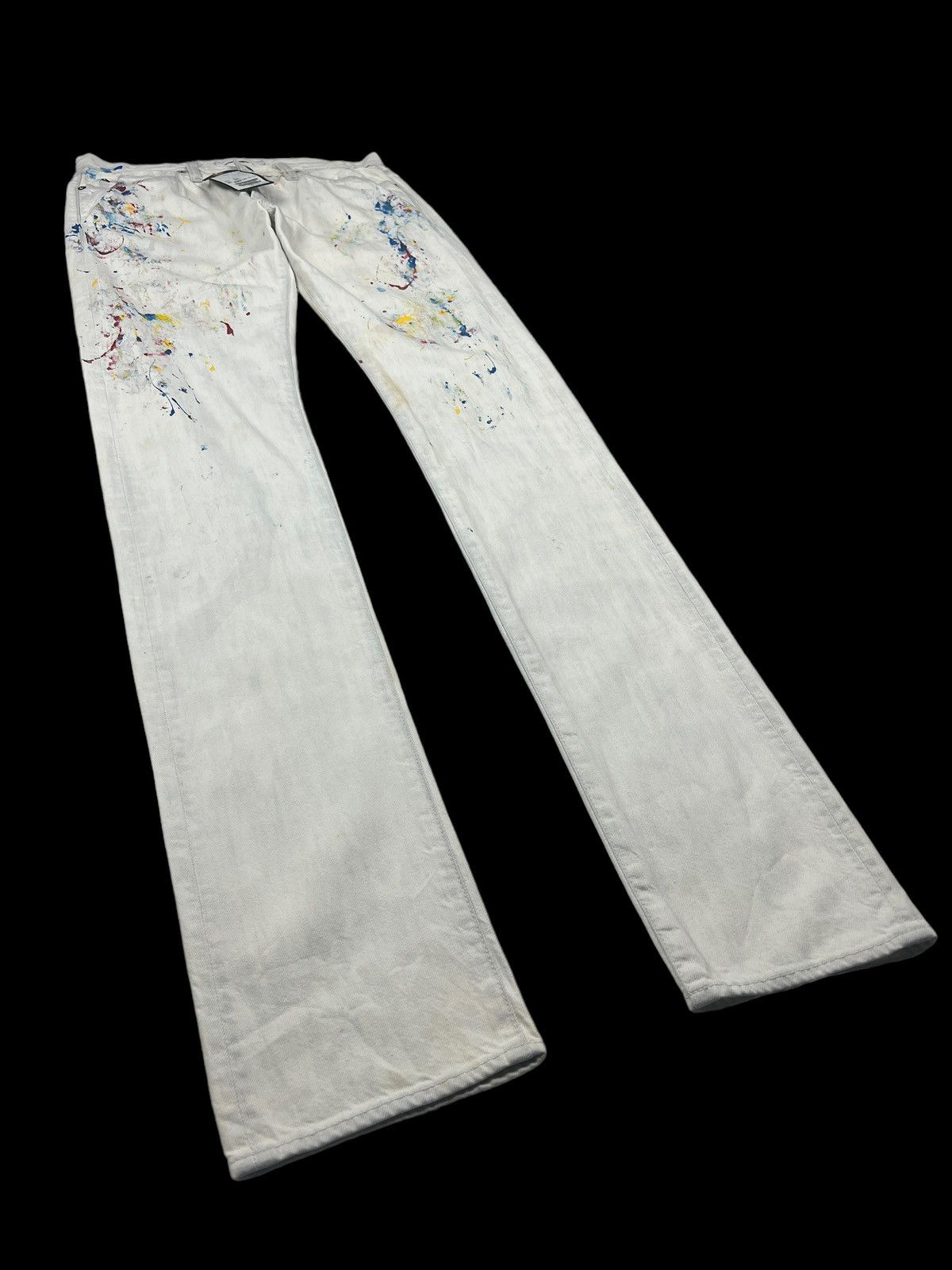 Maison MIHARA YASUHIRO Sample Miharayasuhiro Paint Splatter Denim Size US 32 / EU 48 - 9 Thumbnail