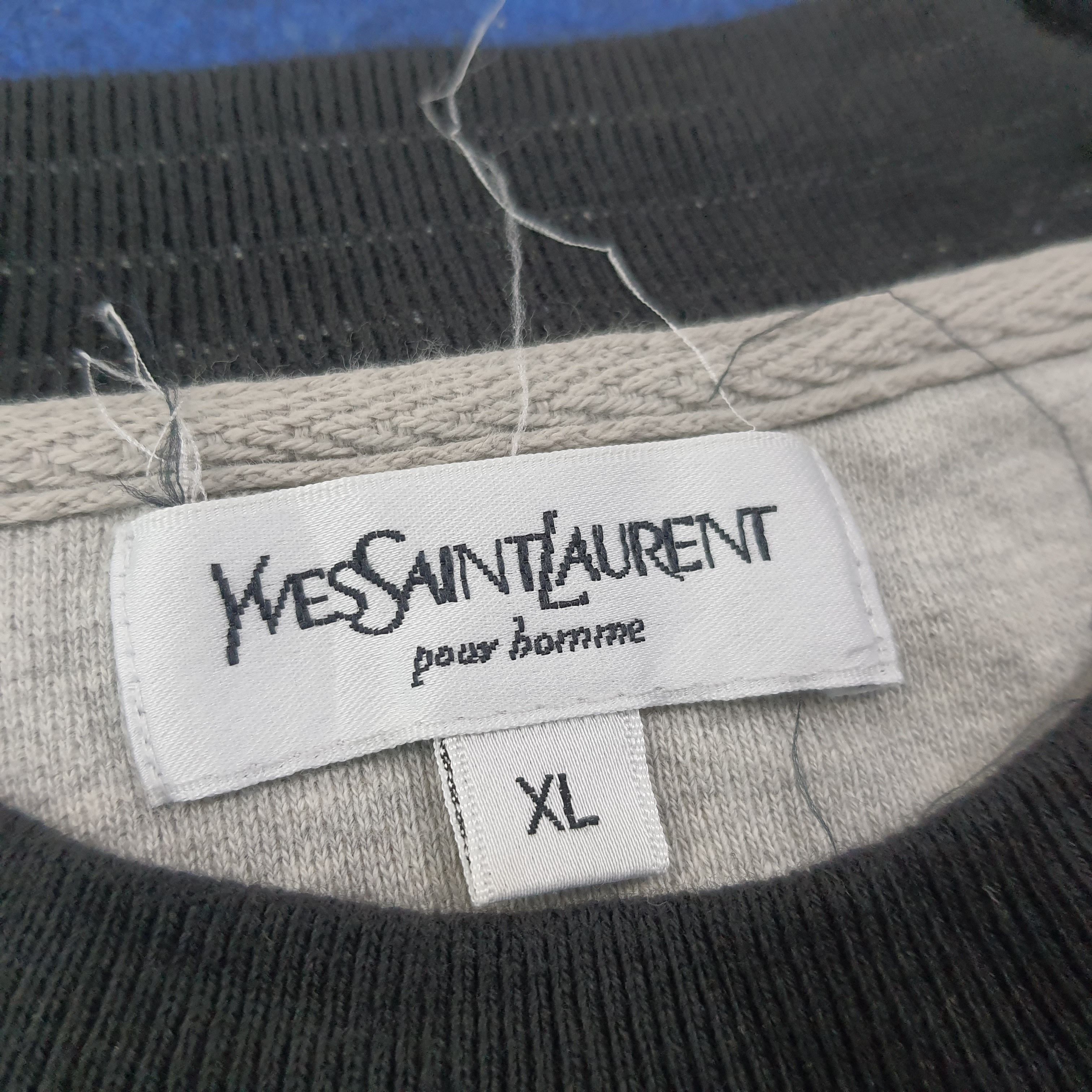 Yves Saint Laurent Vintage Yves Saint Laurent YSL Designer Tshirt C223N75 Size US XL / EU 56 / 4 - 6 Thumbnail