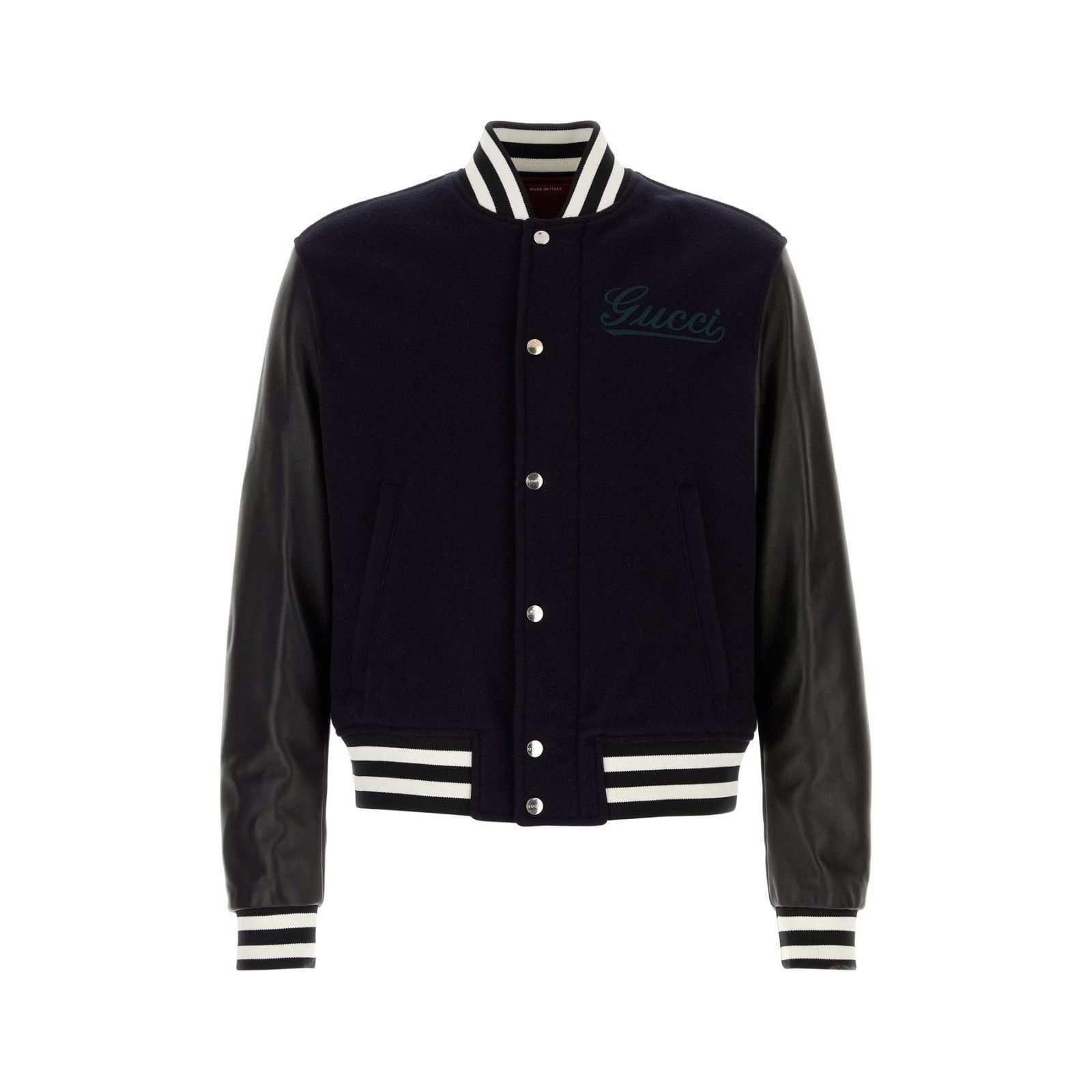 Gucci GUCCI Midnight Blue Wool Bomber Jacket New And Authentic (Me Size US M / EU 48-50 / 2 - 1 Thumbnail