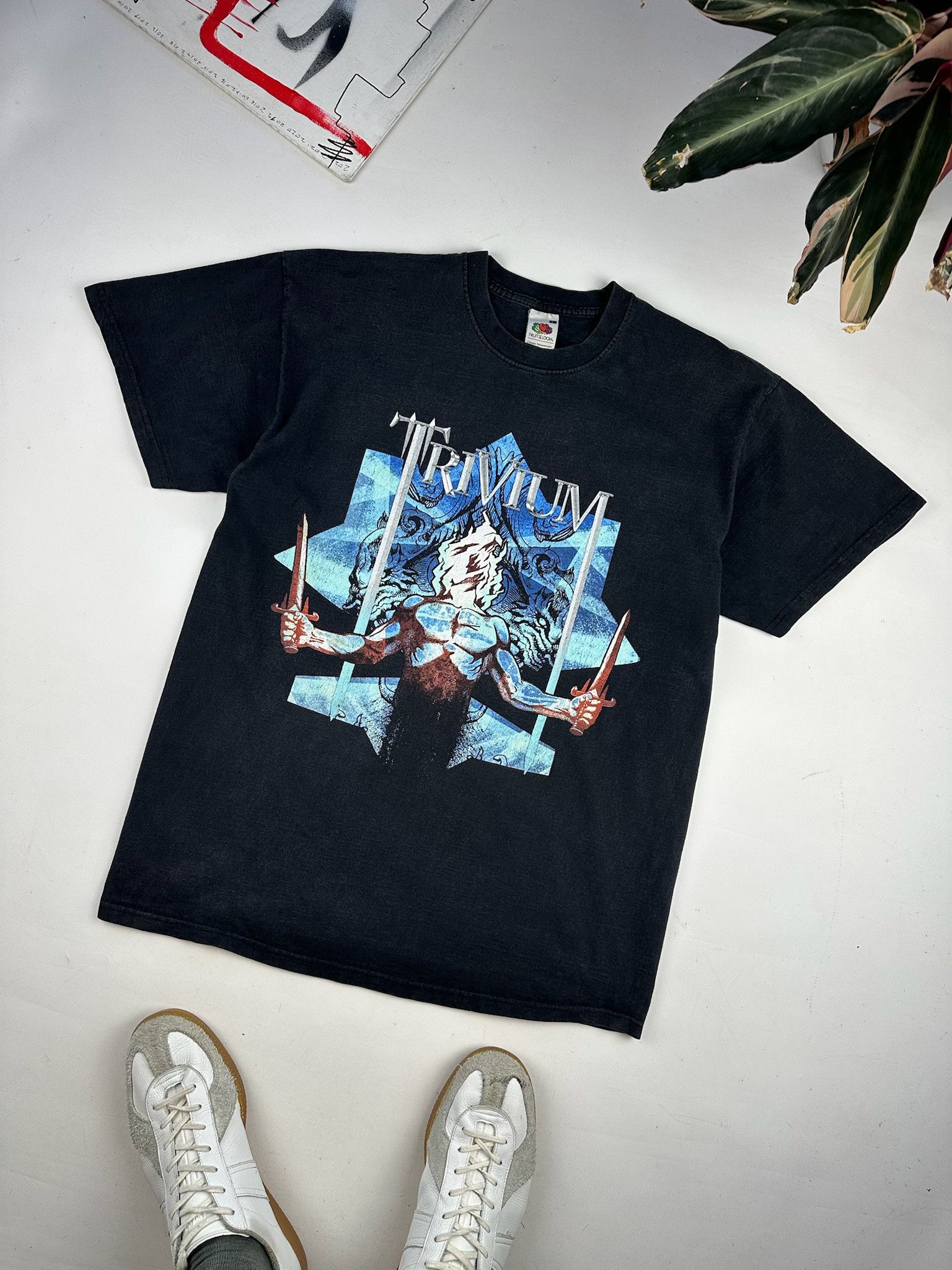 Vintage Y2k 00s TRIVIUM Metal Band Tee Rare Hype Streetwear