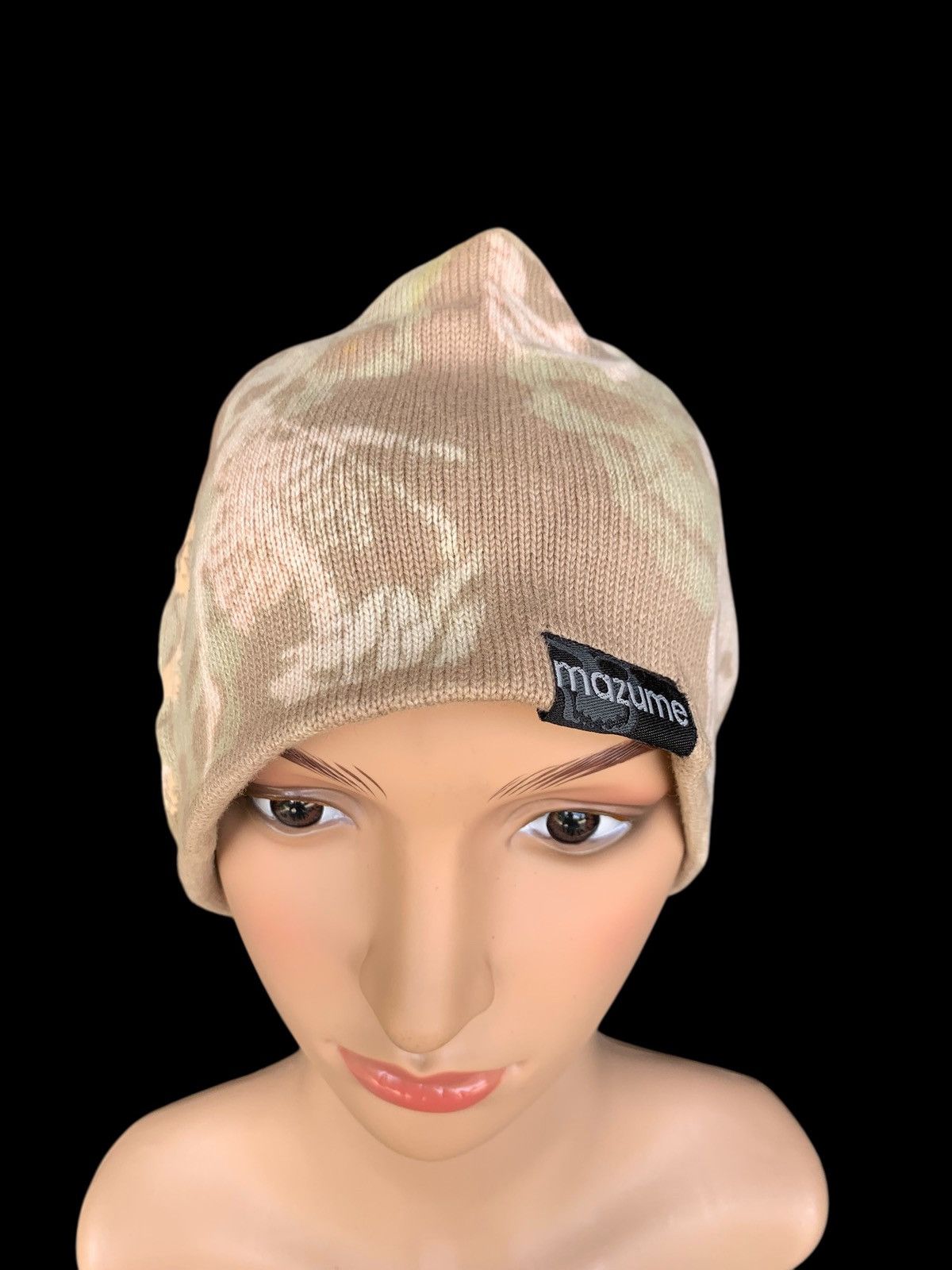 Designer × Japanese Brand × Kapital Knitted Mazume Skull Punk Beany Hat Style Size ONE SIZE - 7 Thumbnail