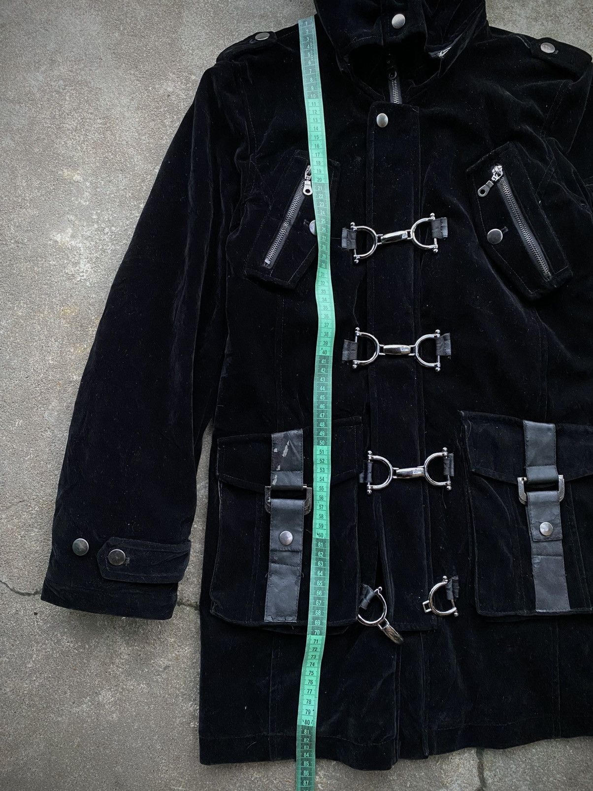 If Six Was Nine JAPANESE STYLE PUNK GOTHIC FUR JACKET AUTHENTIC Size US M / EU 48-50 / 2 - 11 Thumbnail