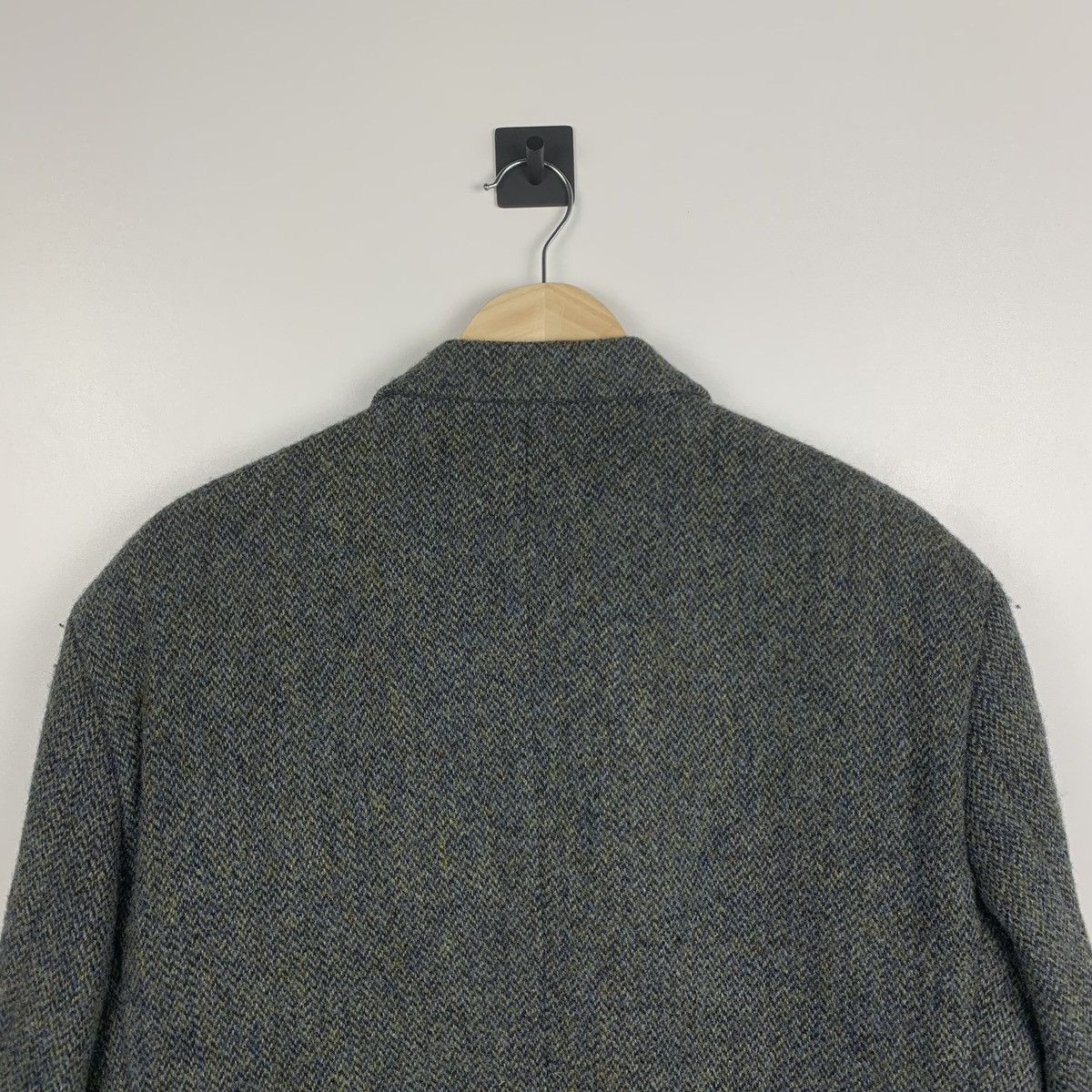 Harris Tweed Harris Tweed Herringbone Wool Blazer Jacket Size 42 Short Size 42S - 8 Thumbnail