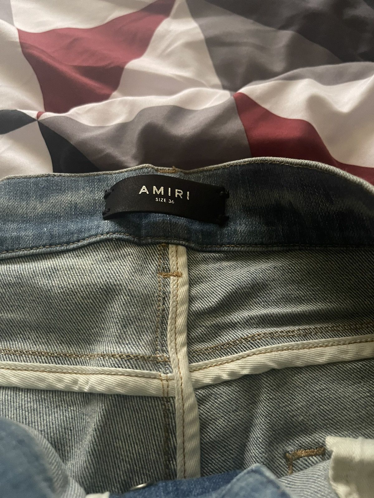Amiri Amiri Blue Denim Silver Patch Size US 36 / EU 52 - 5 Thumbnail