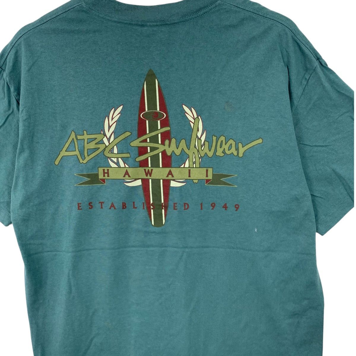 Vintage Vintage 90’ ABC SUNWEAR HAWAII Crest Logo Tee Shirt Top Size US L / EU 52-54 / 3 - 5 Thumbnail