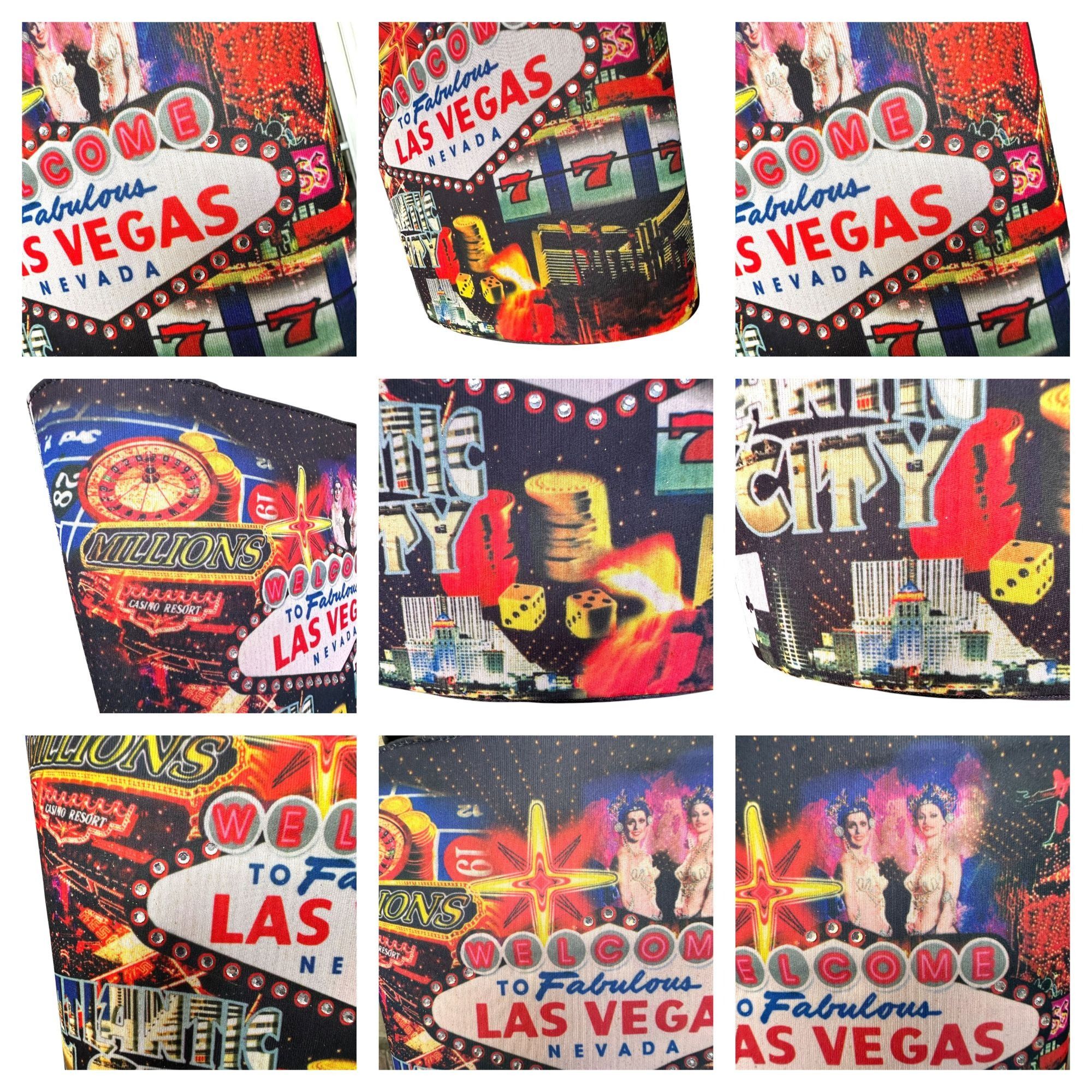 Vintage ViTG Las Vegas Purse Tote Bag Atlantic City Black Jack Poker Size ONE SIZE - 6 Thumbnail