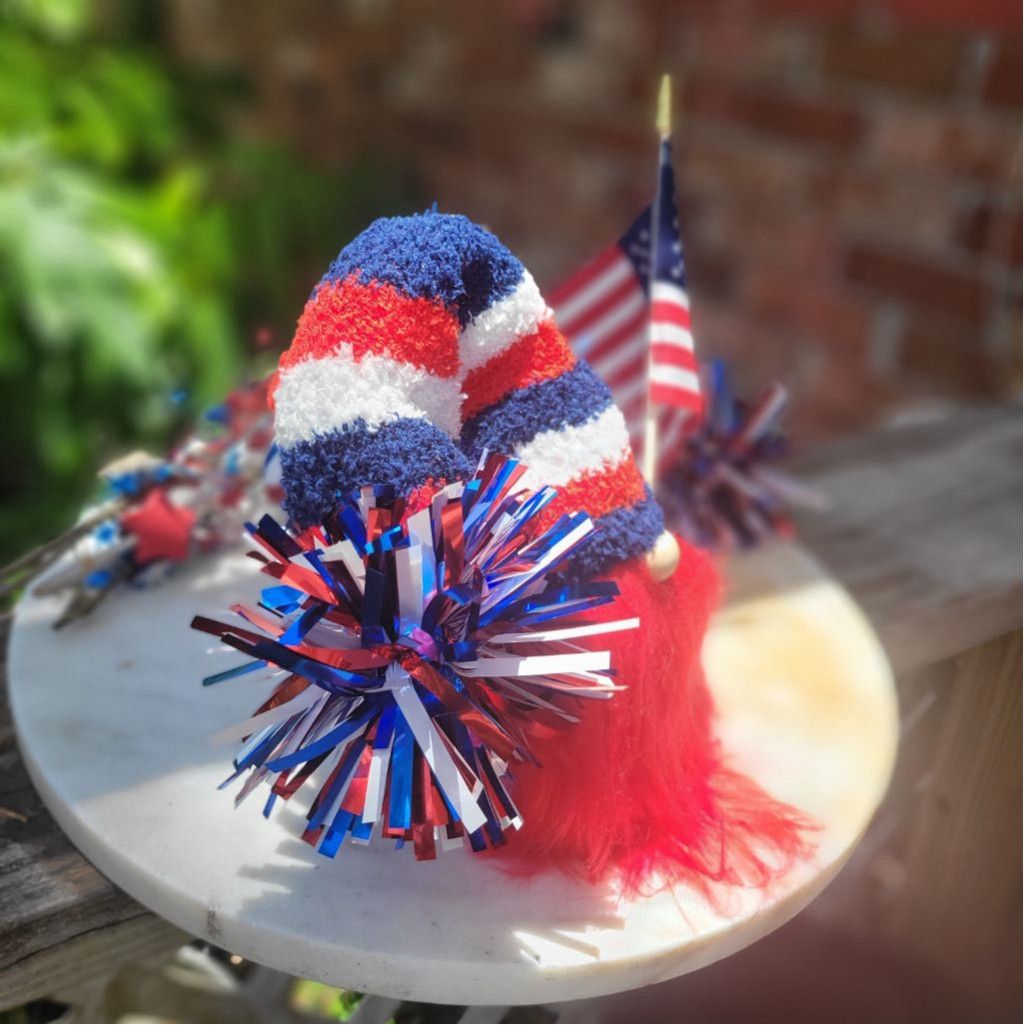 Handmade Patriotic Gnome 4th Of July Decoration Size ONE SIZE - 3 Thumbnail