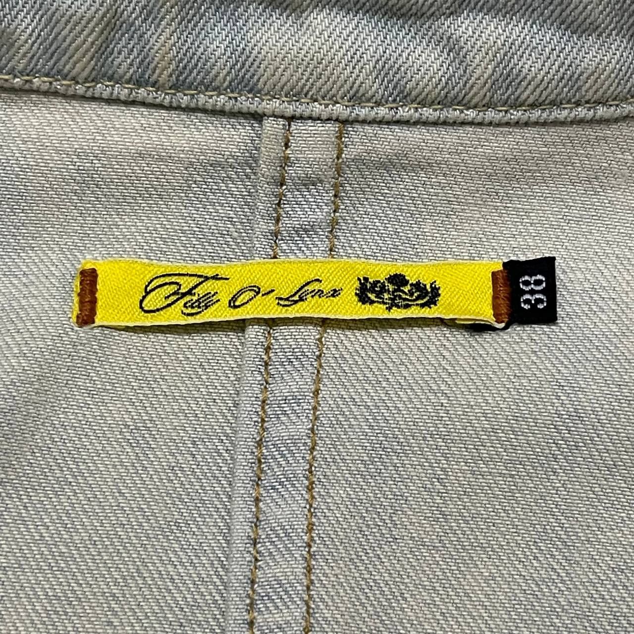 Le Grande Bleu (L.G.B.) FOL Filly O Lynx Denim Rider Jacket with Belt Size S / US 4 / IT 40 - 7 Thumbnail