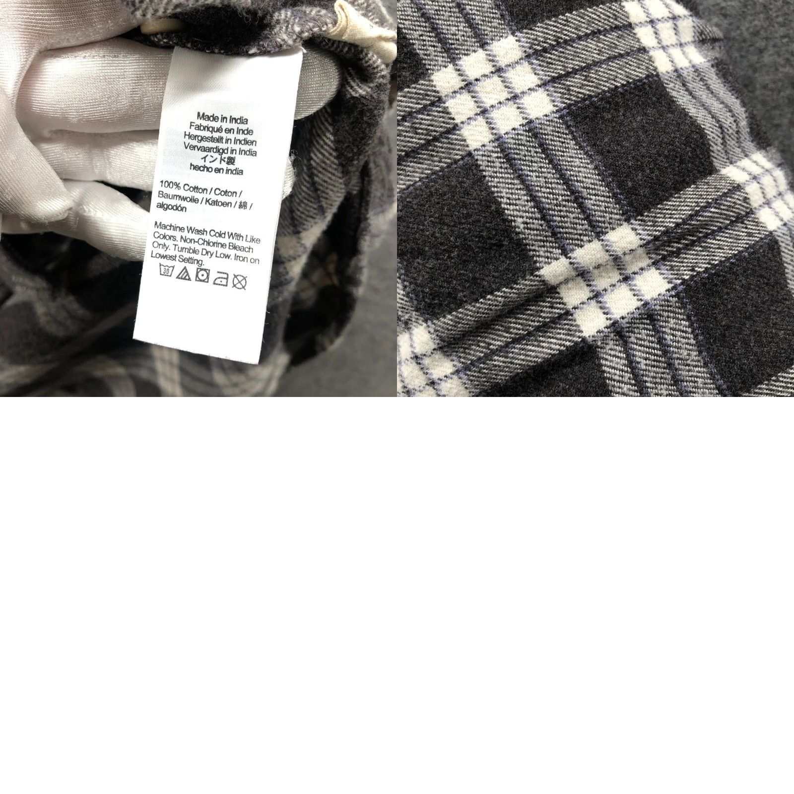 Madewell Madewell Flannel Over Shirt Womens S Brown Plaid Cotton Button Front Size S / US 4 / IT 40 - 8 Thumbnail